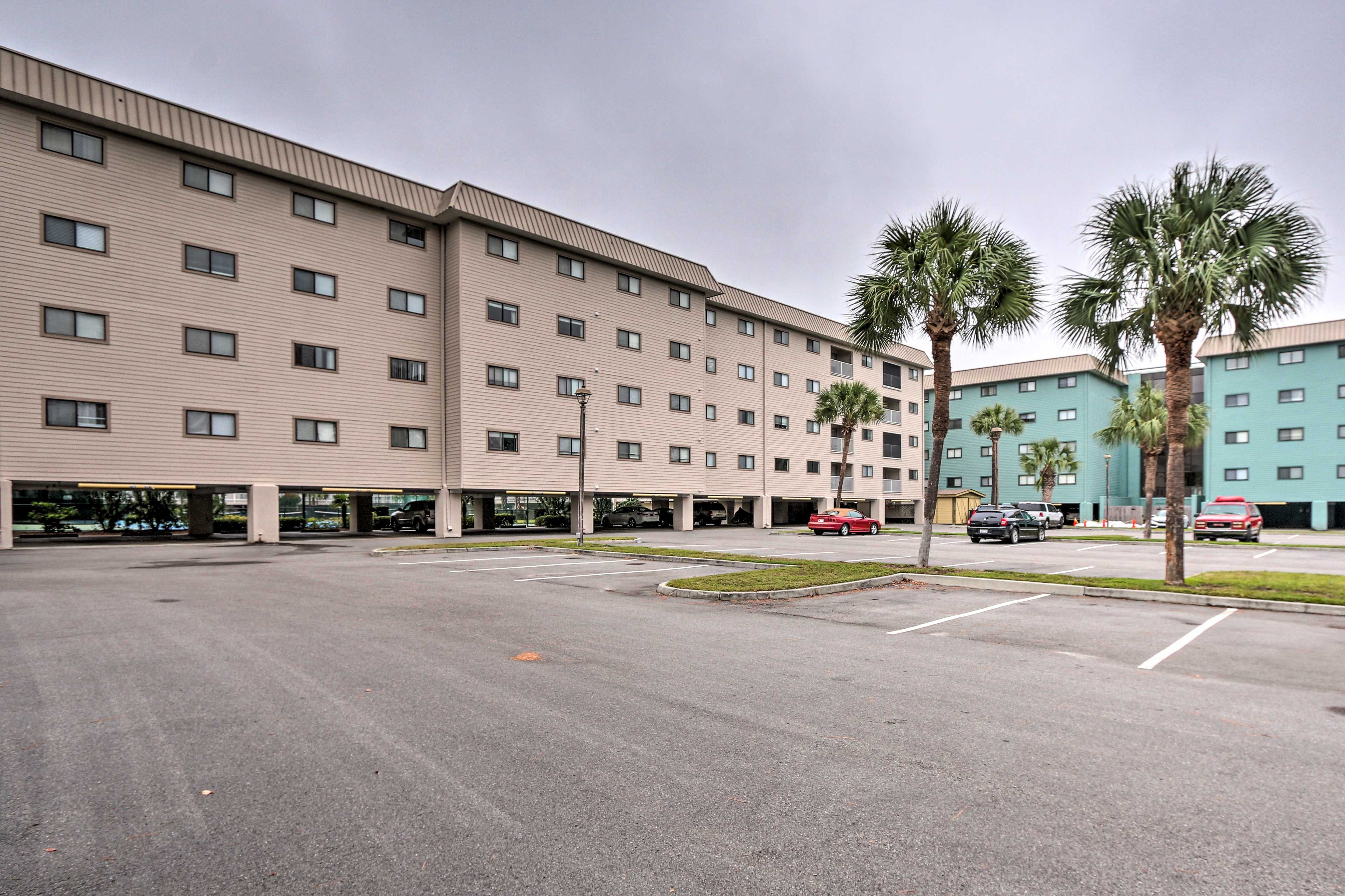 Building Exterior | Parking Lot (2 Vehicles)