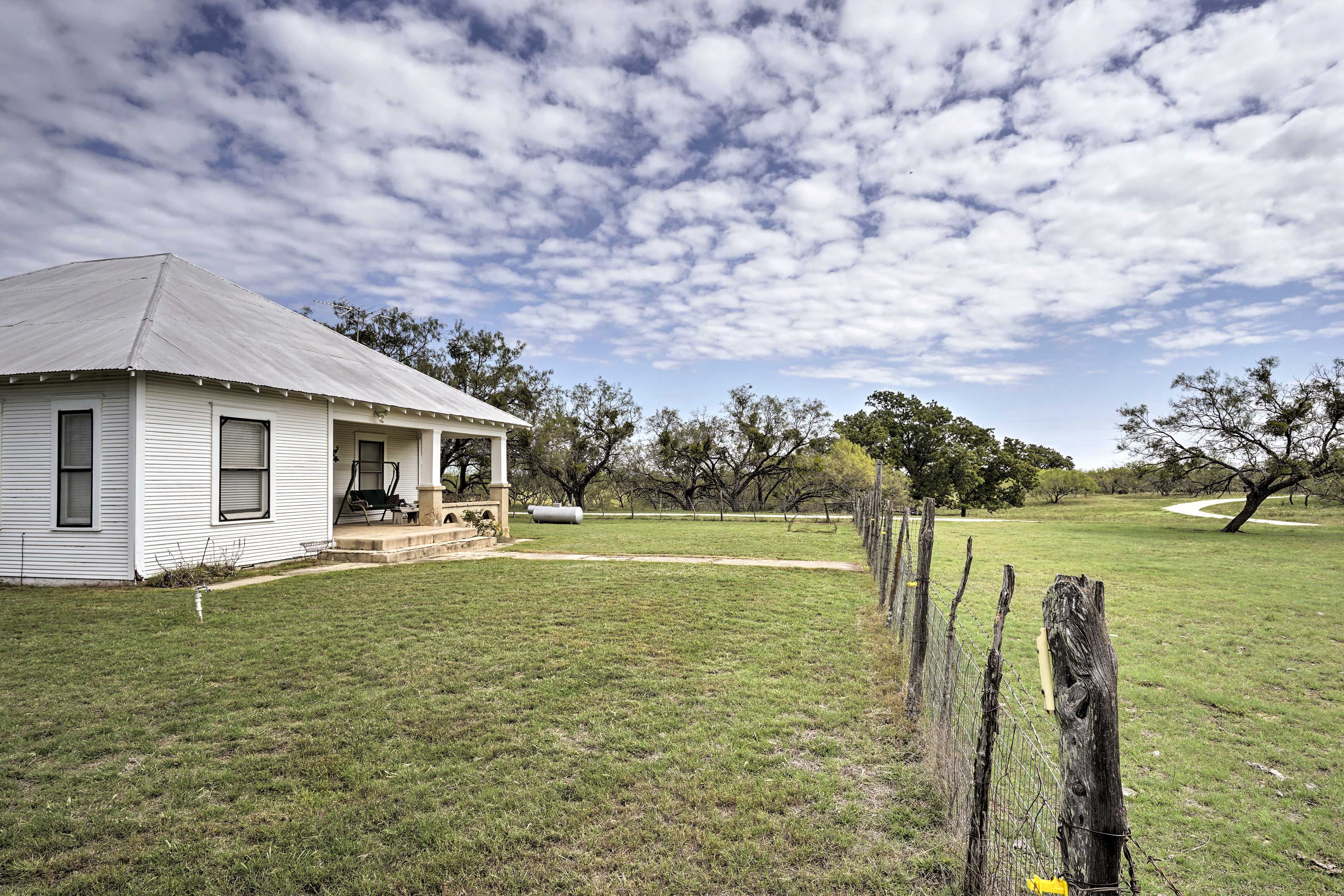 This gated home offers you plenty of privacy and seclusion.