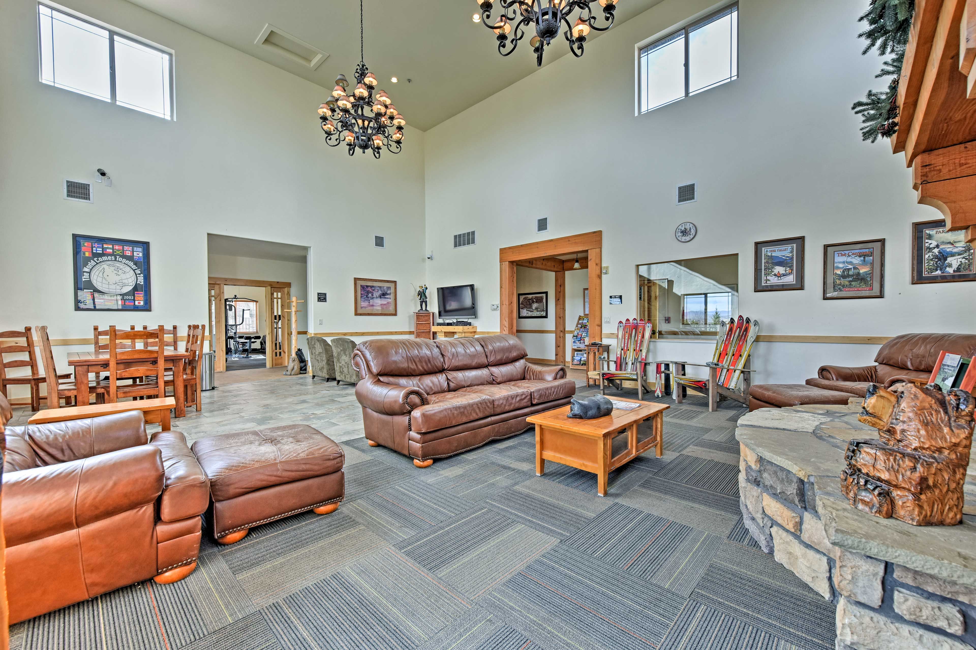 There's plenty of space for your whole travel group to sit back and relax.