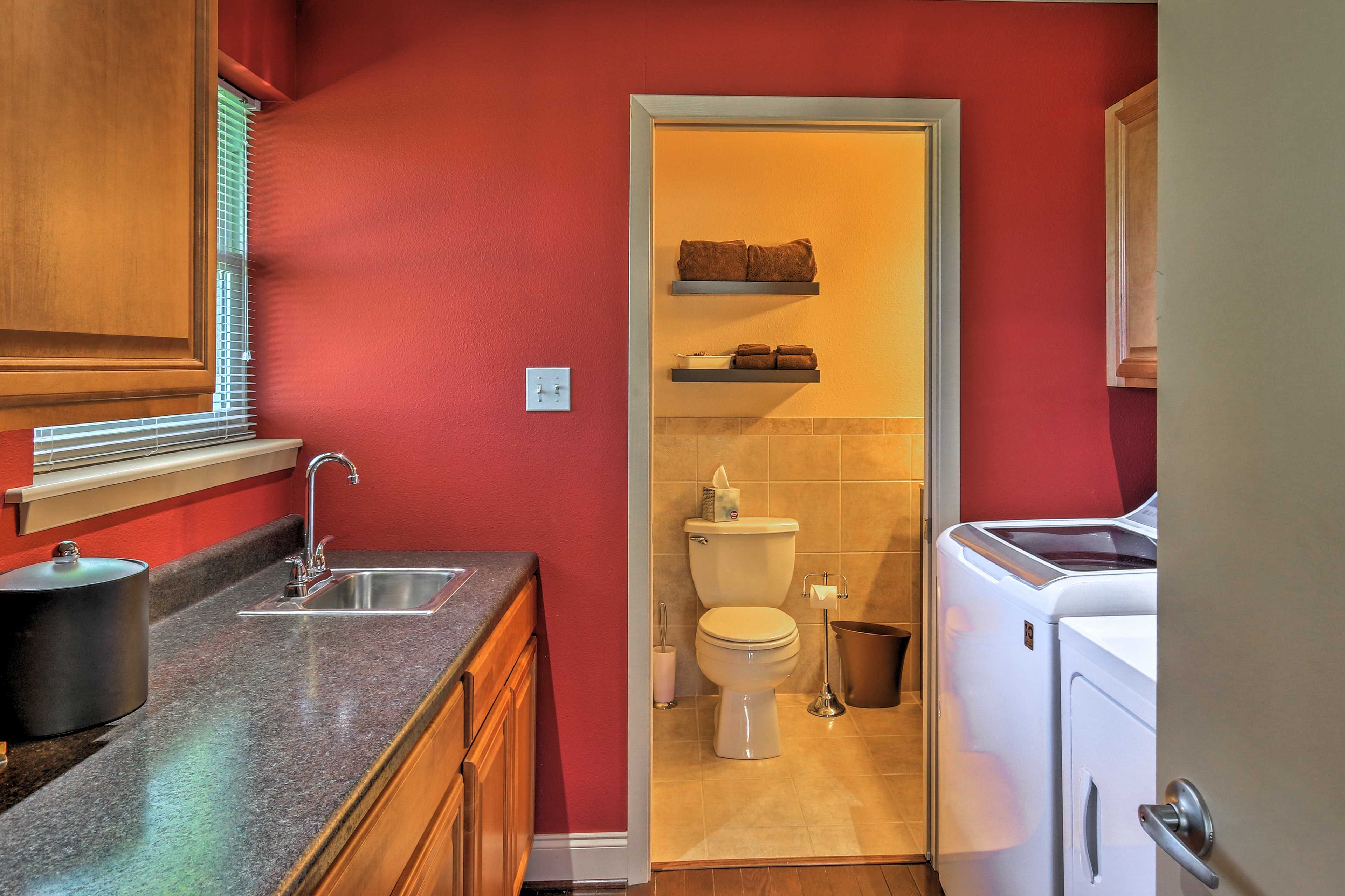 Half Bath | Washer | Dryer
