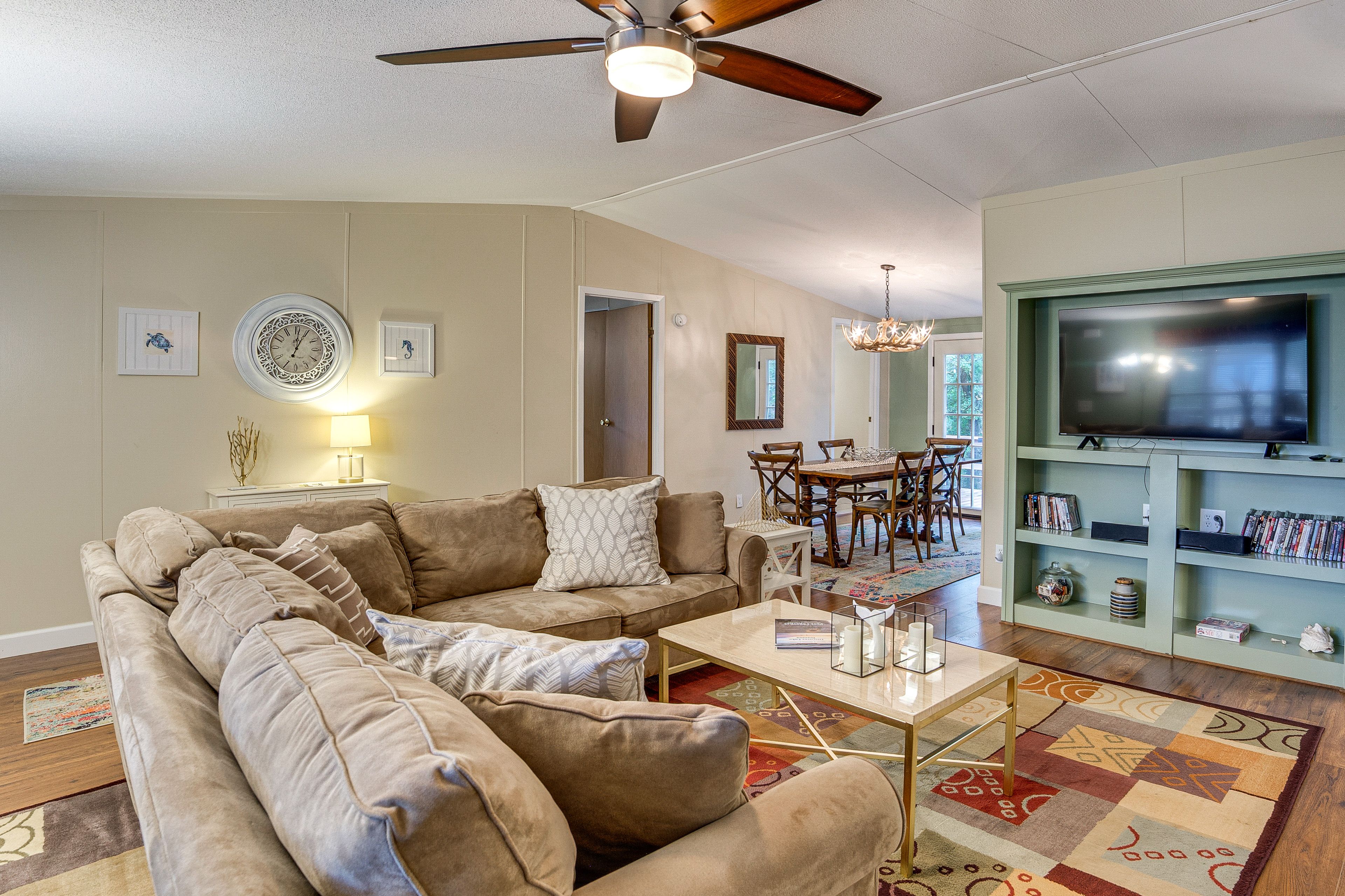 Pottsboro Vacation Rental | 3BR | 2BA | 4 Steps Required for Entry | 1,500 Sq Ft