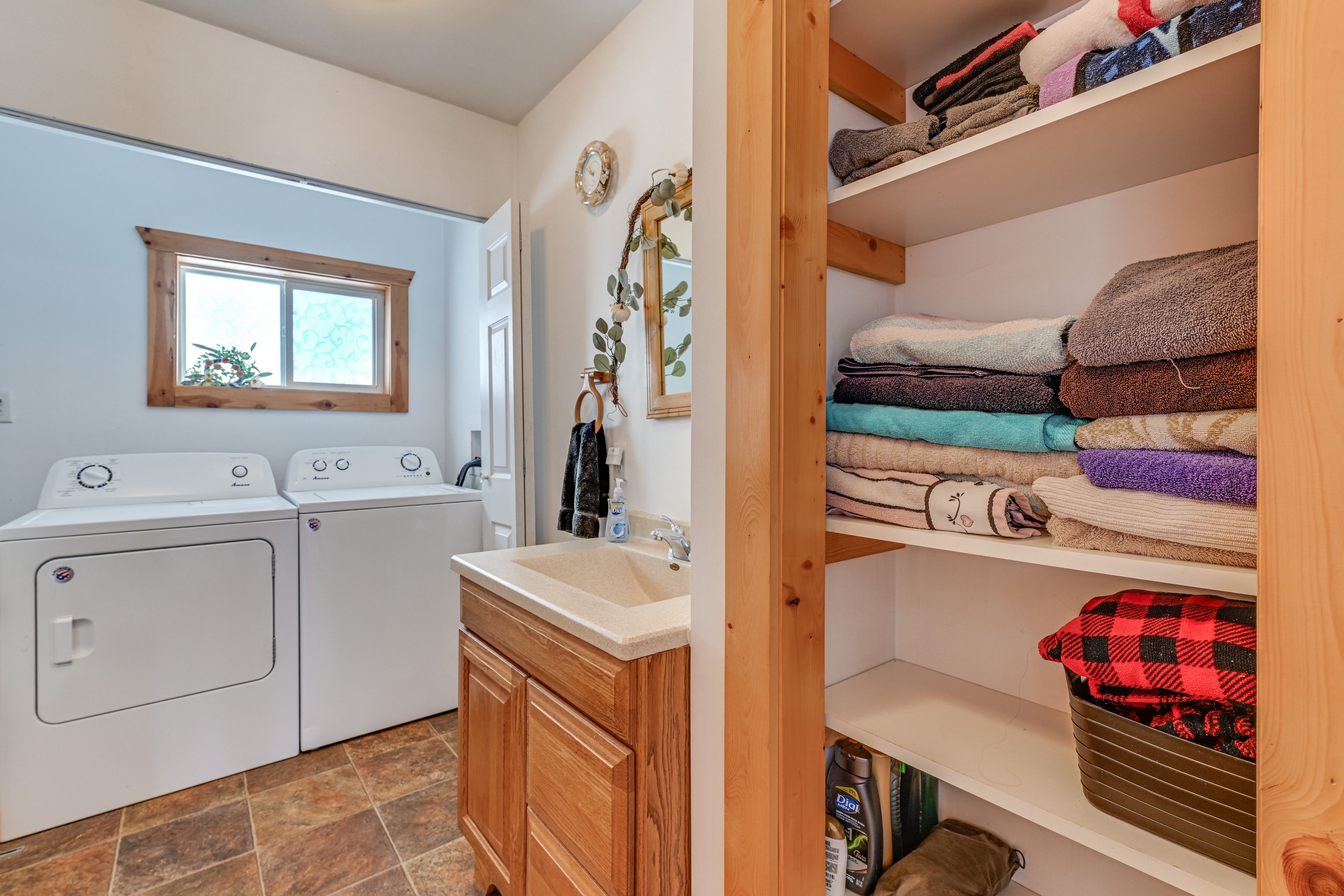 Laundry Closet | Washer + Dryer