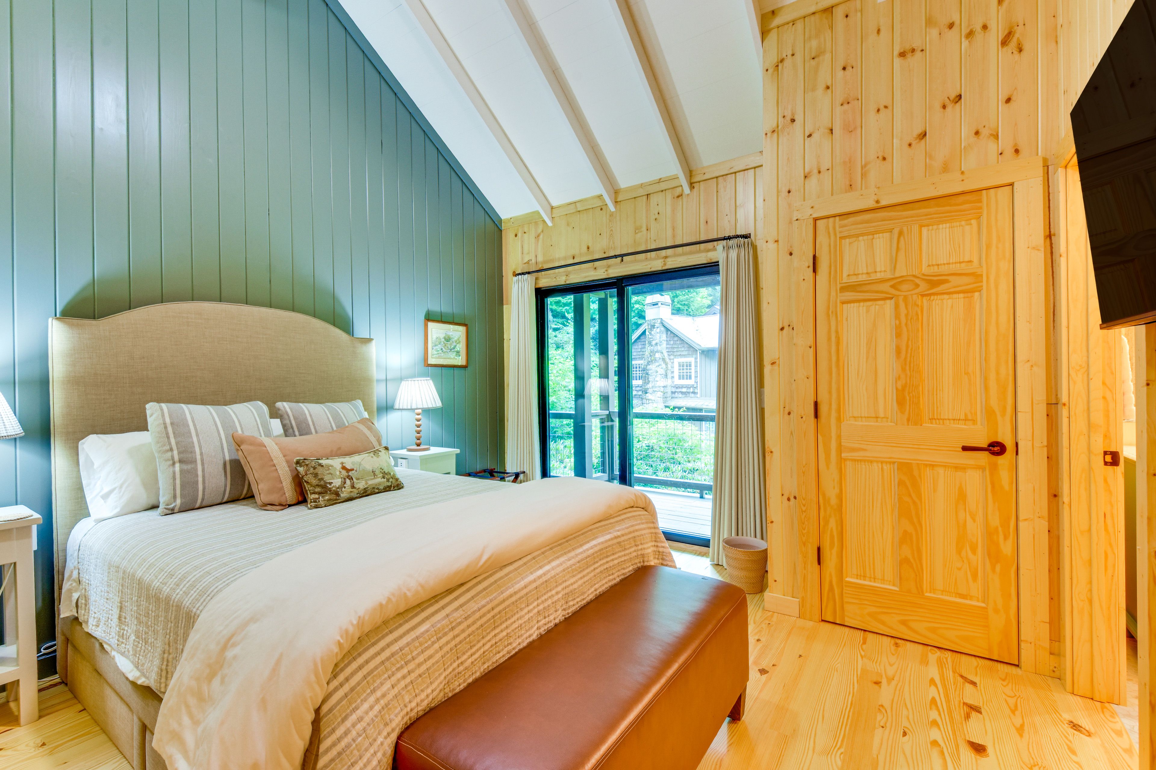Bedroom 2 | Queen Bed | Deck Access | En-Suite Bathroom