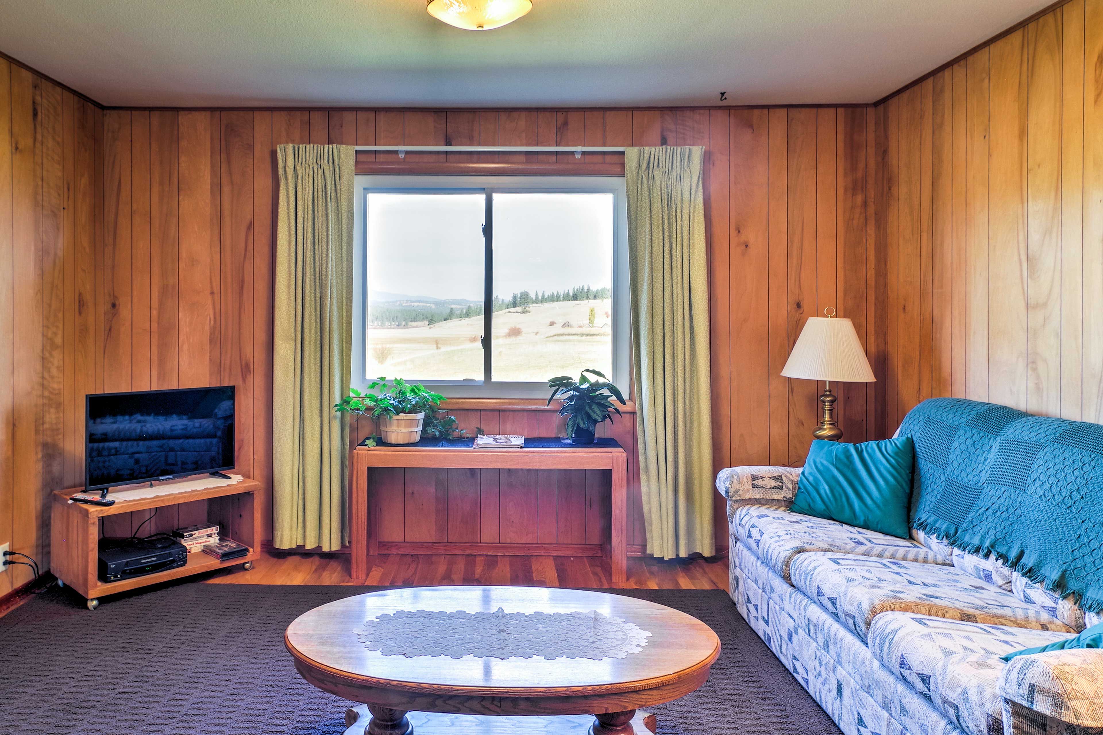 Make yourself at home in the inviting living space.