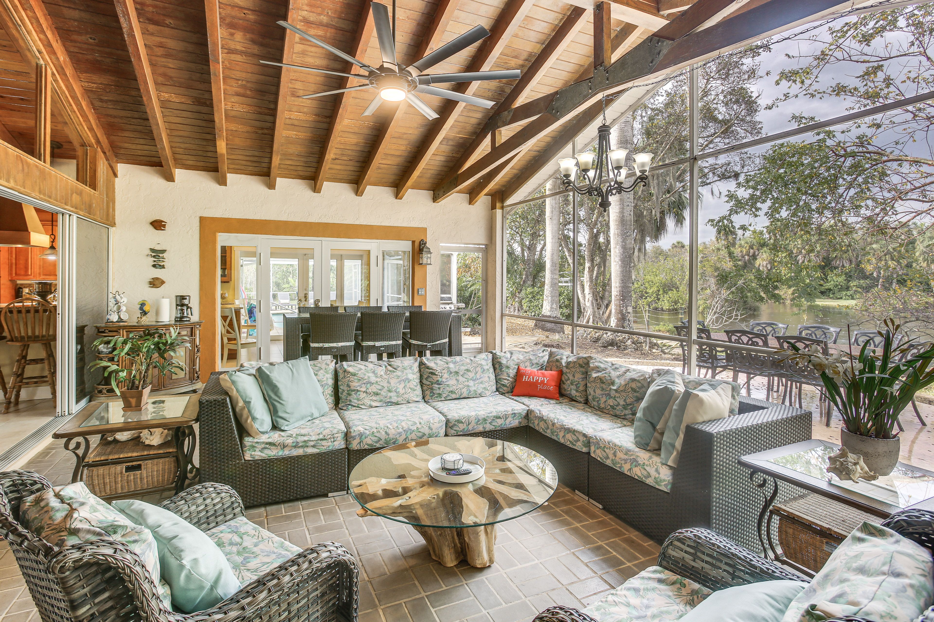Screened Lanai | Outdoor Dining | Sitting Area