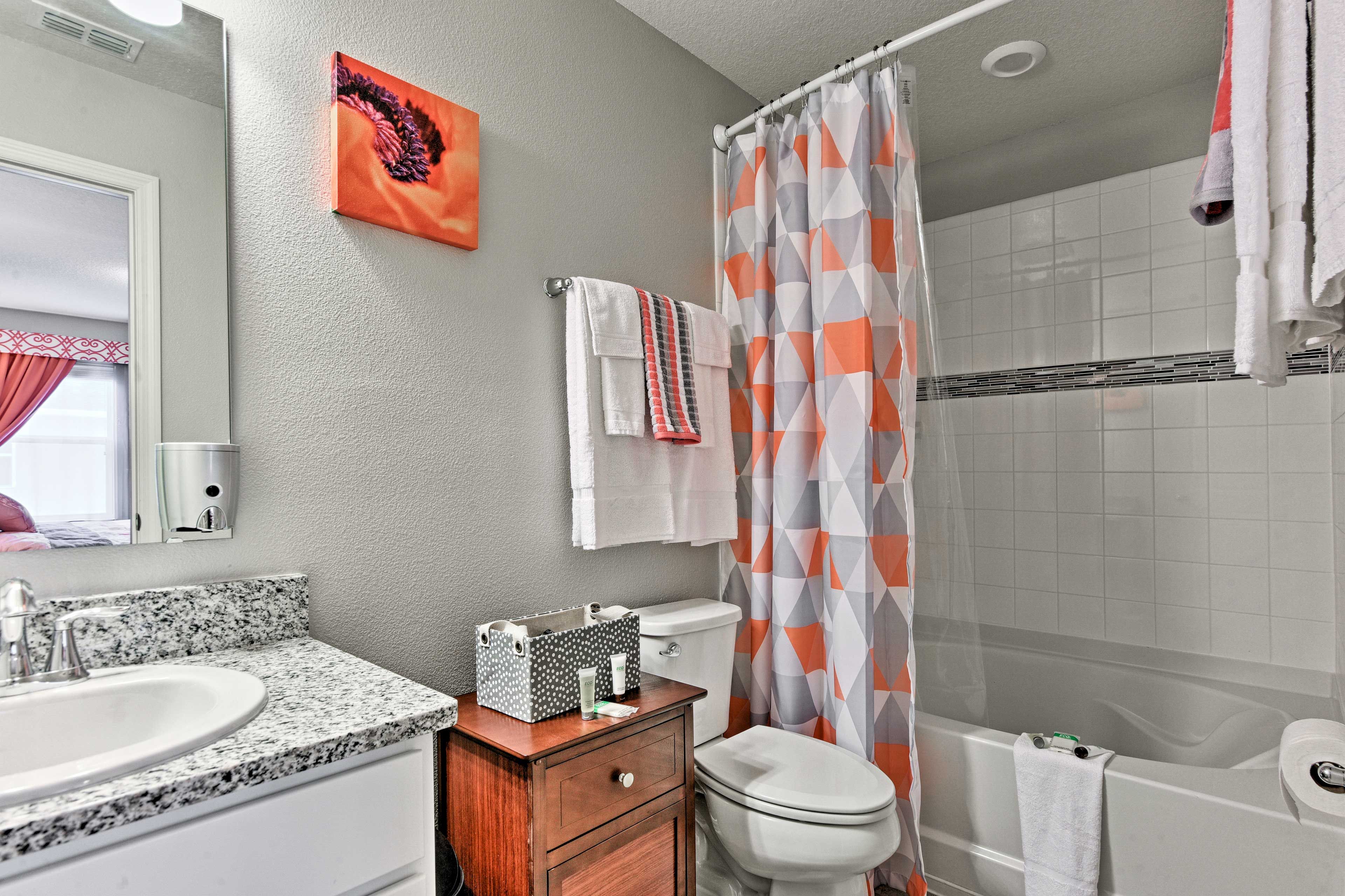 Soak in the bathtub at the end of each day.