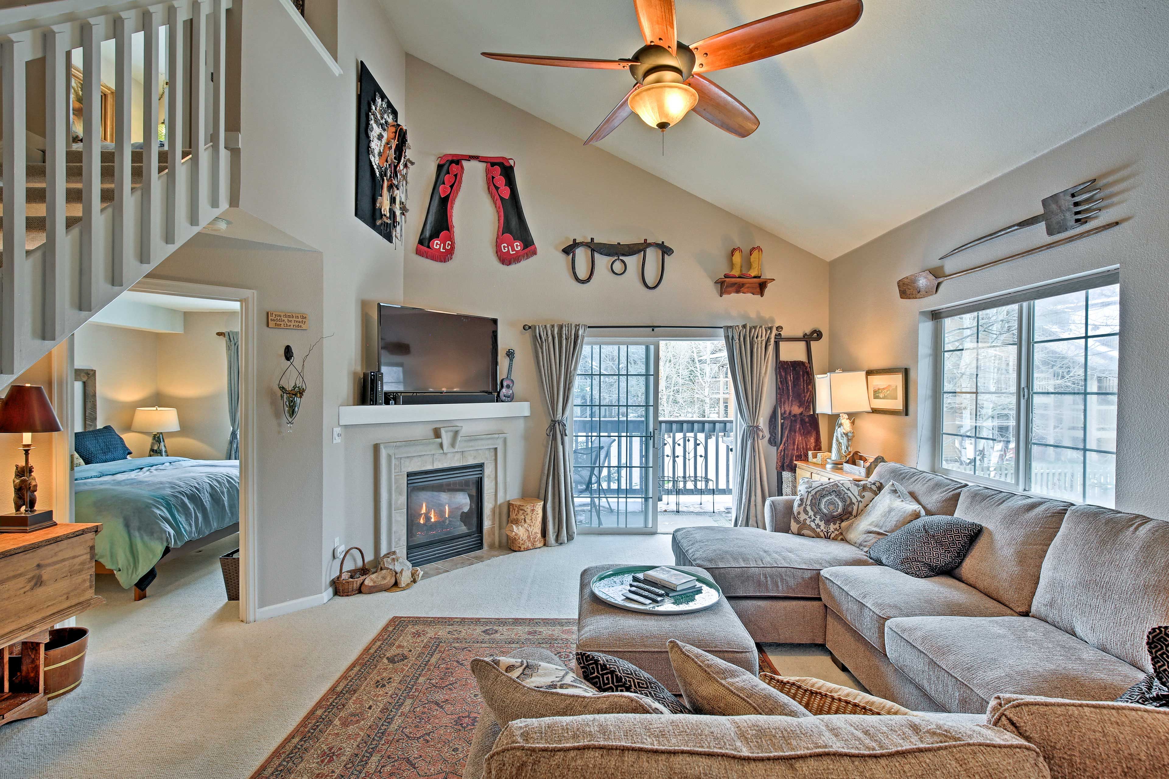 Steamboat Springs Vacation Rental | 3BR | 3BA | 1,500 Sq Ft | Stairs Required