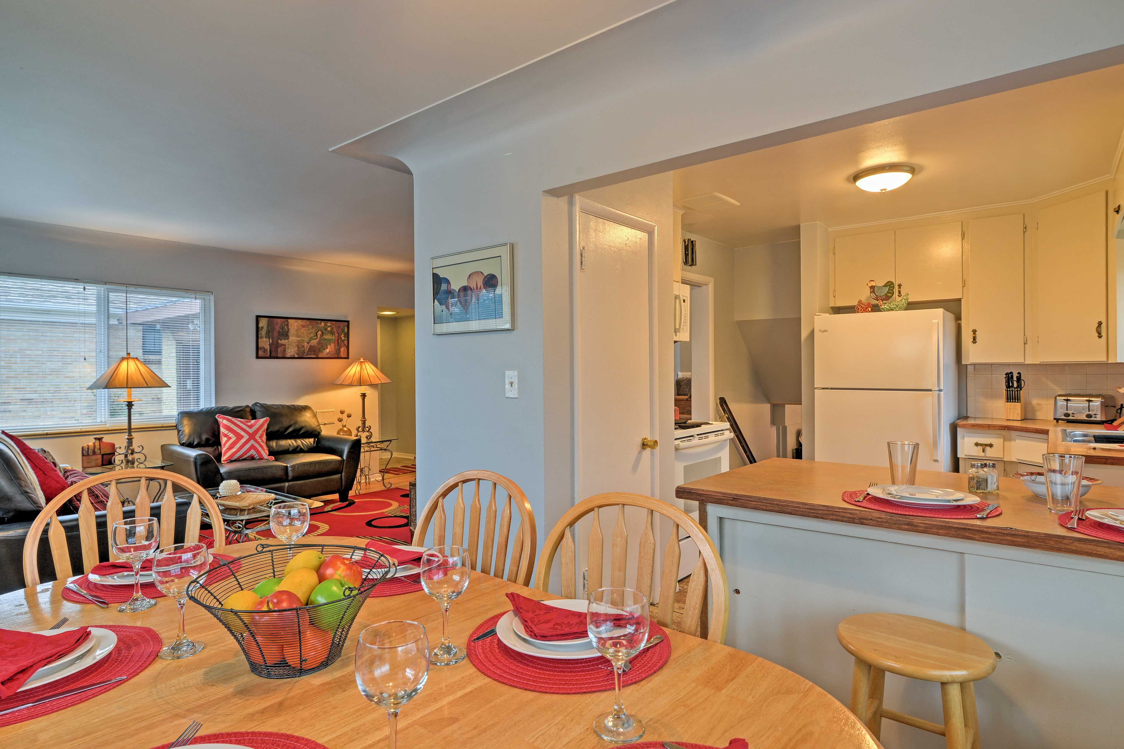 This home features air conditioning so you can stay cool in the summer!
