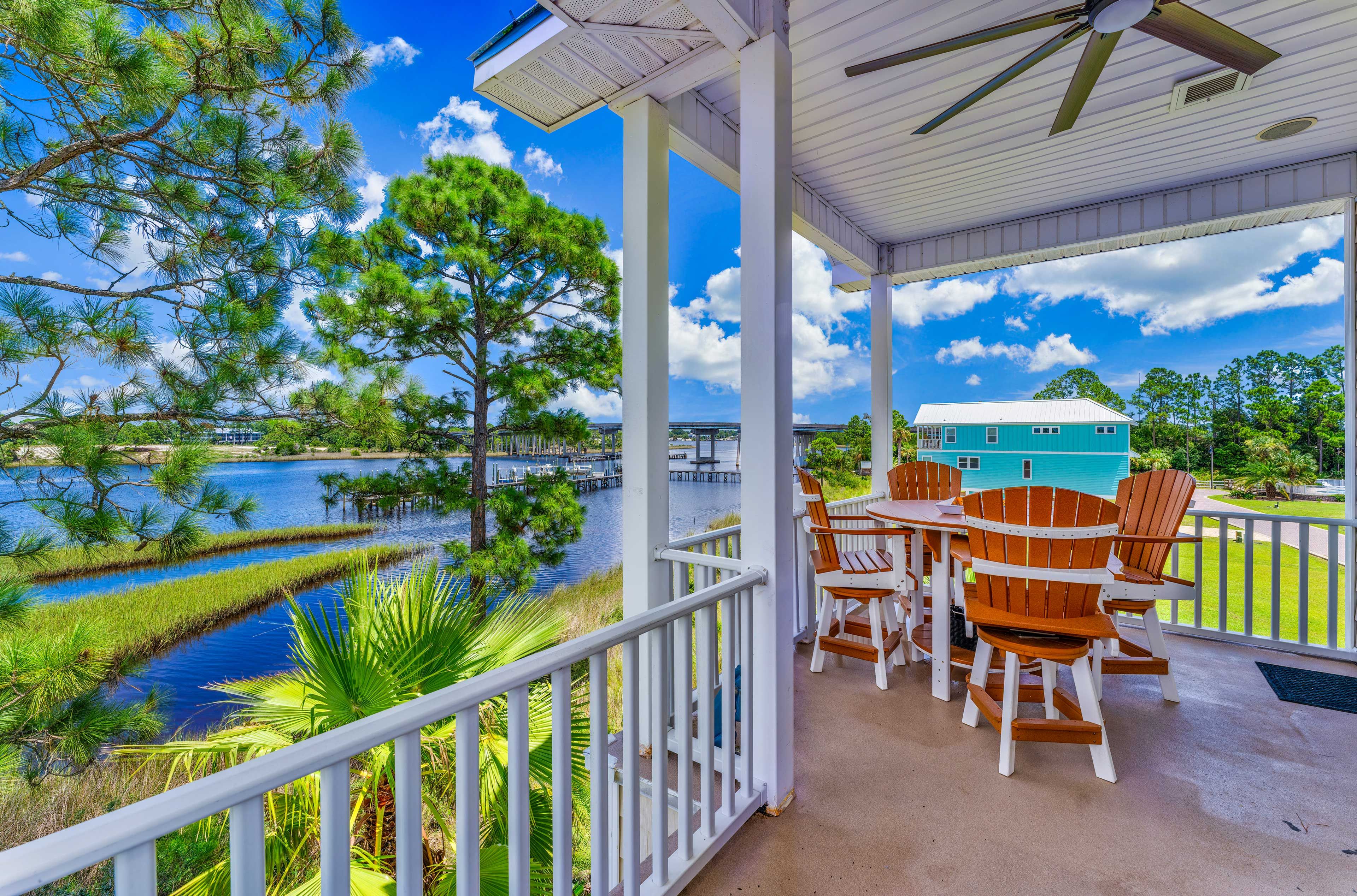 Private Deck | Outdoor Dining | Water Views