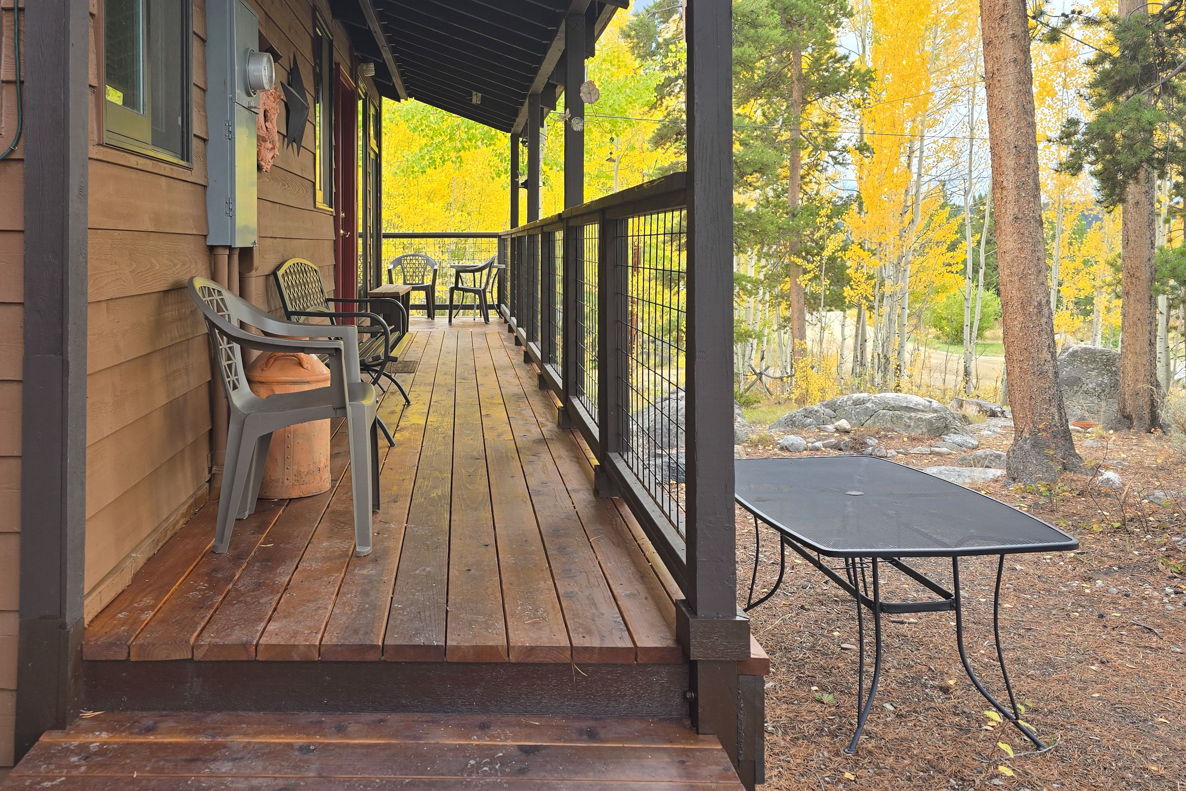 Wraparound Deck | Sitting | Mountain Views