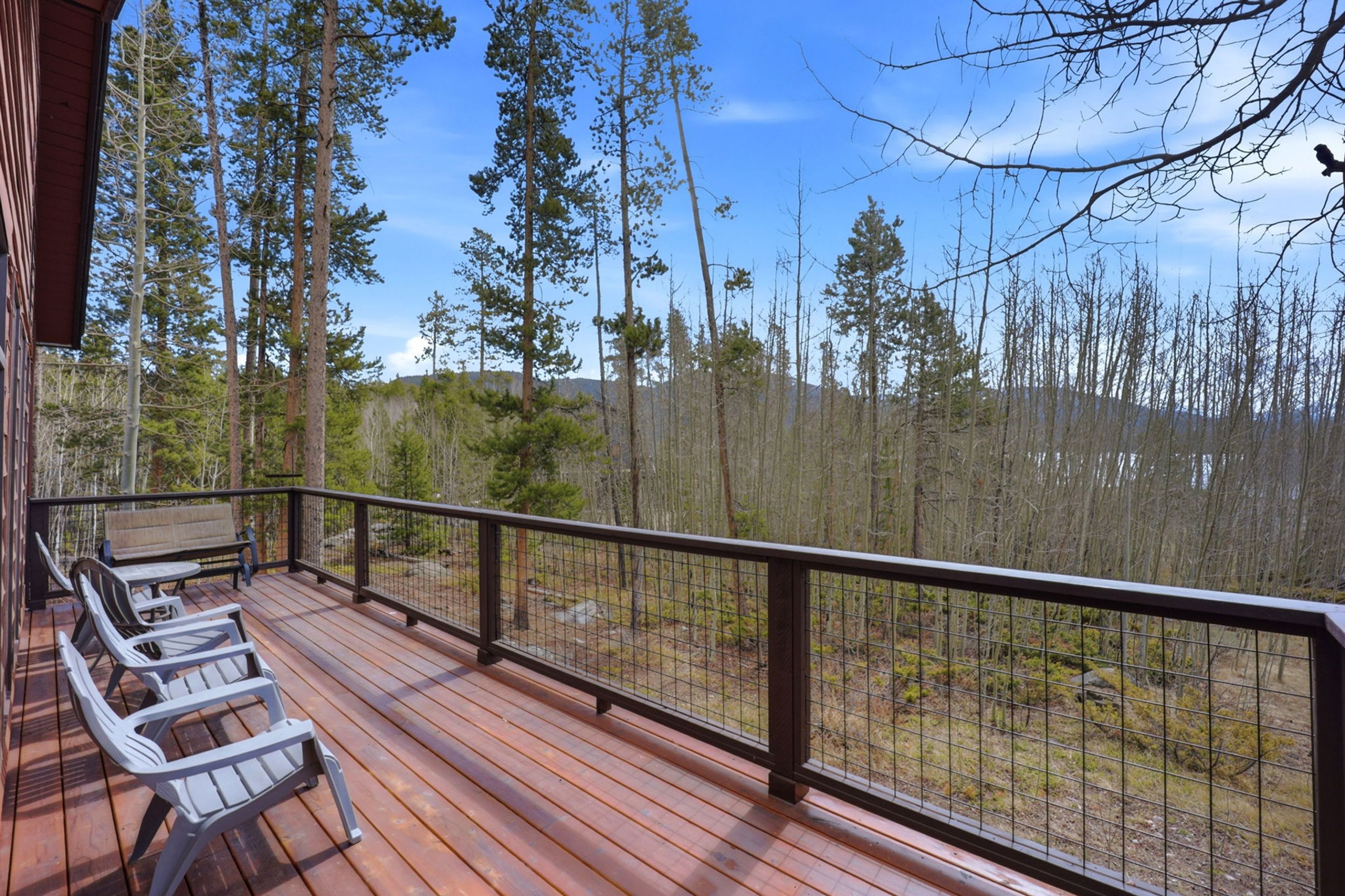 Wraparound Deck | Sitting | Mountain Views