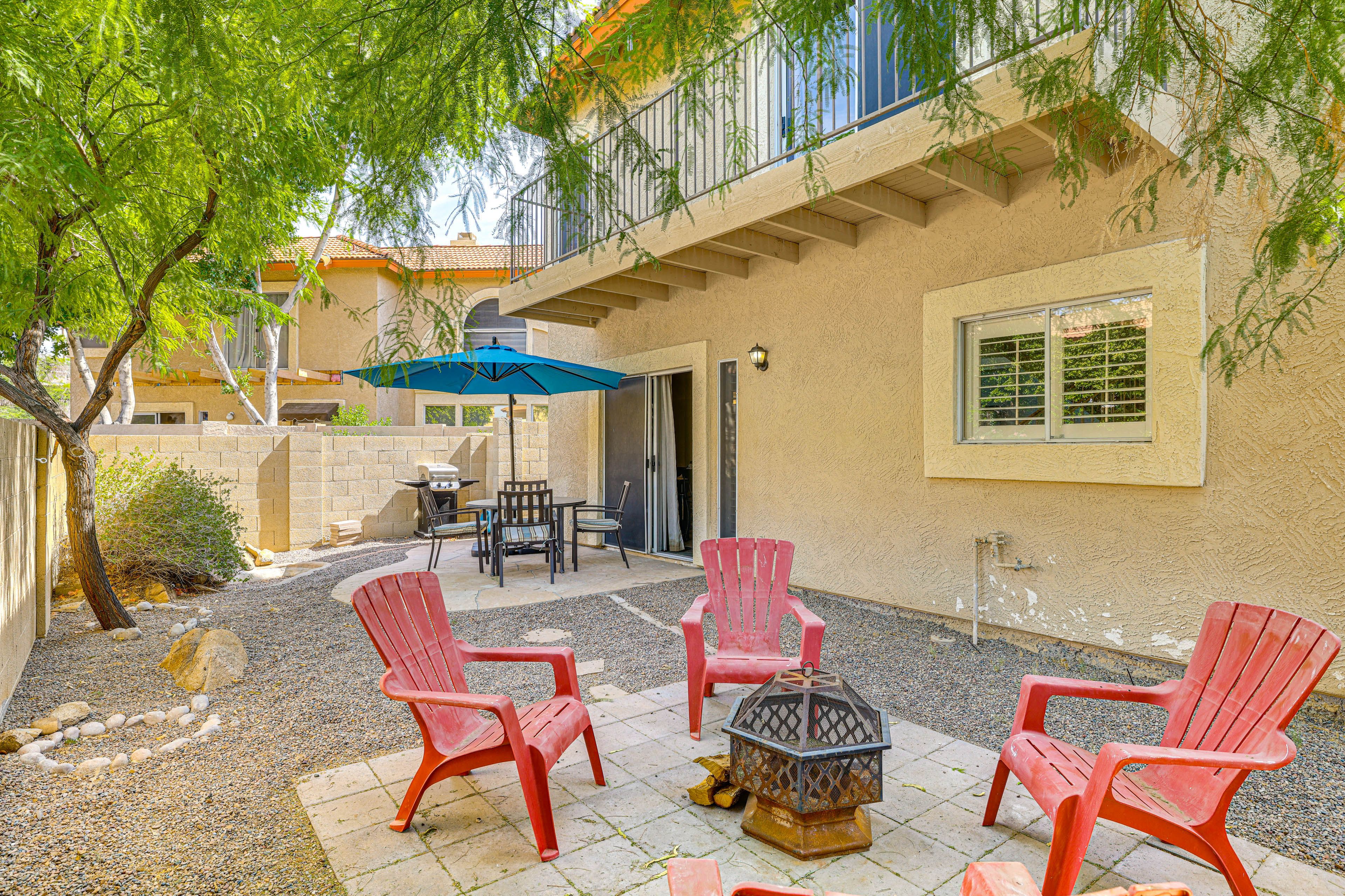 Phoenix Vacation Rental | 2BR | 2BA | 1,436 Sq Ft | Stairs Required