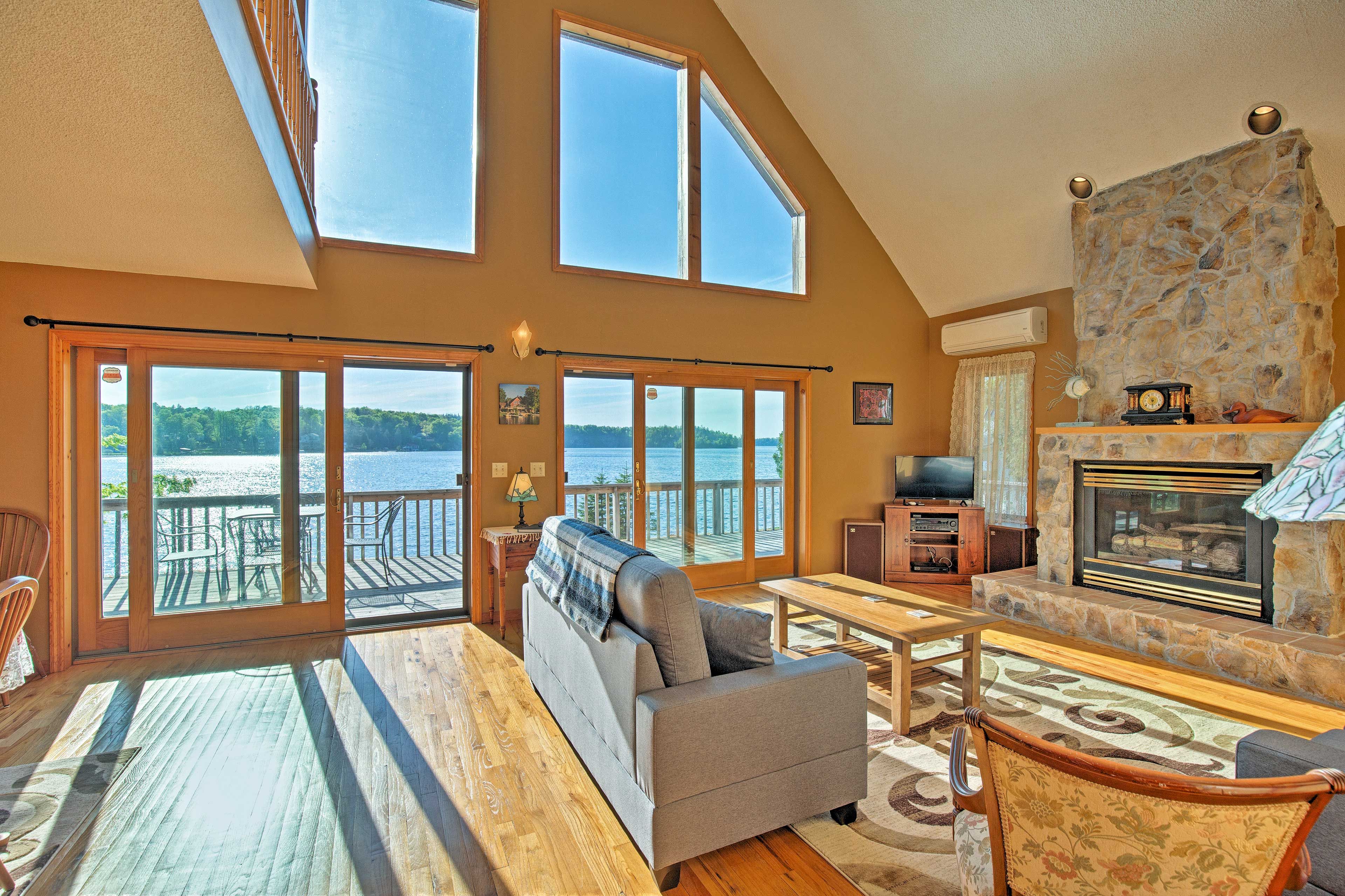 Harrisville Vacation Rental | 3BR | 3.5BA | Stairs Required | 2,420 Sq Ft