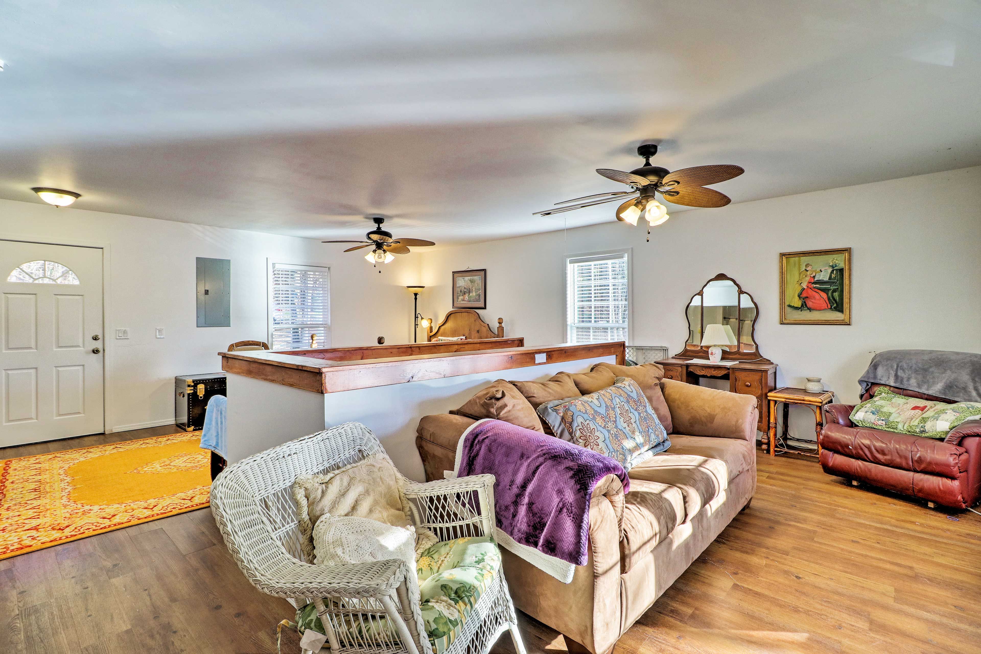 Bedroom 1 | 2 Queen Beds | Sleeper Sofa