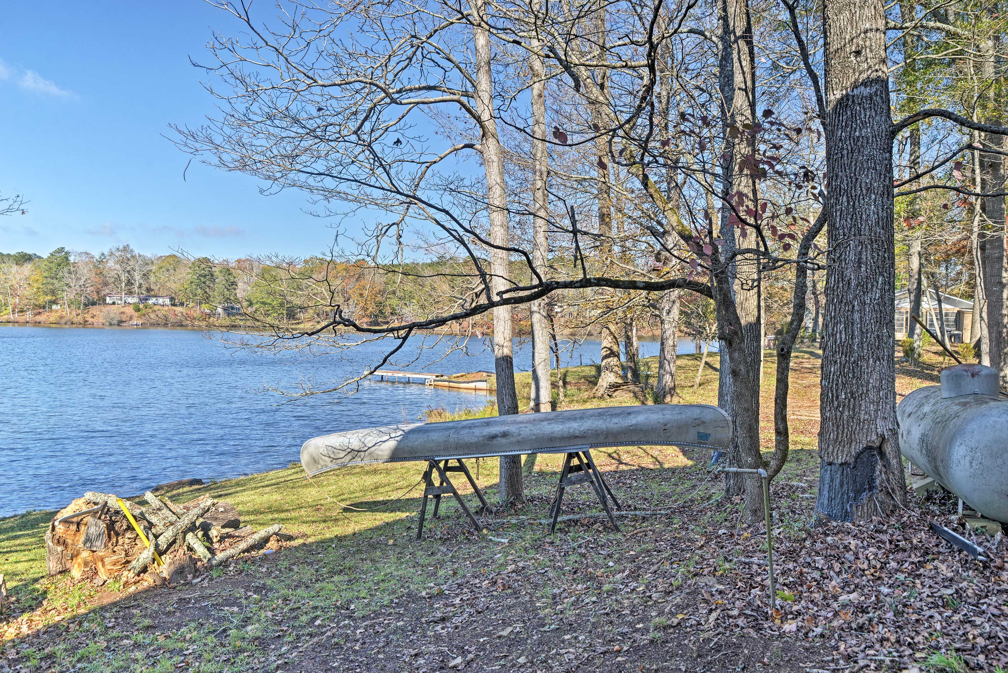 Backyard | Canoe | Life Jackets