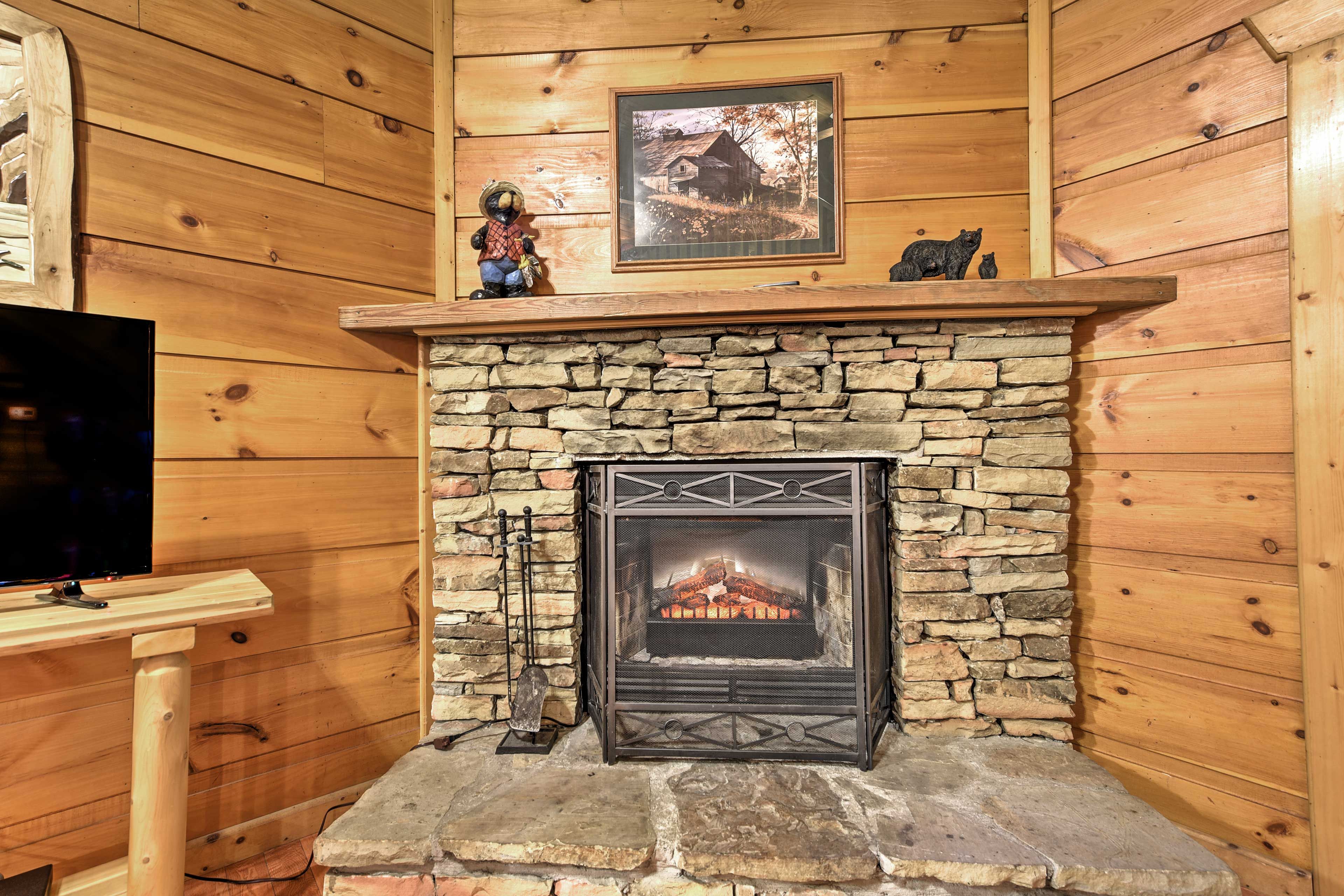 Living Room | Electric Fireplace