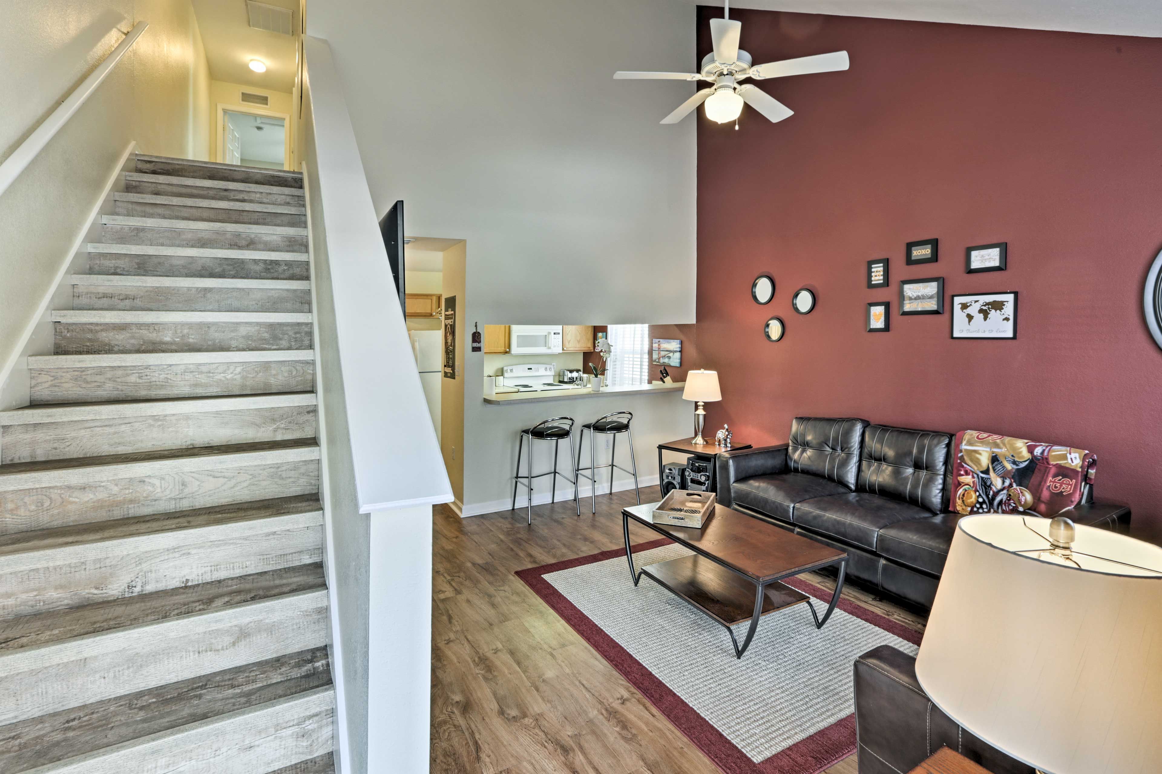 Stairs Required to Access Bedrooms