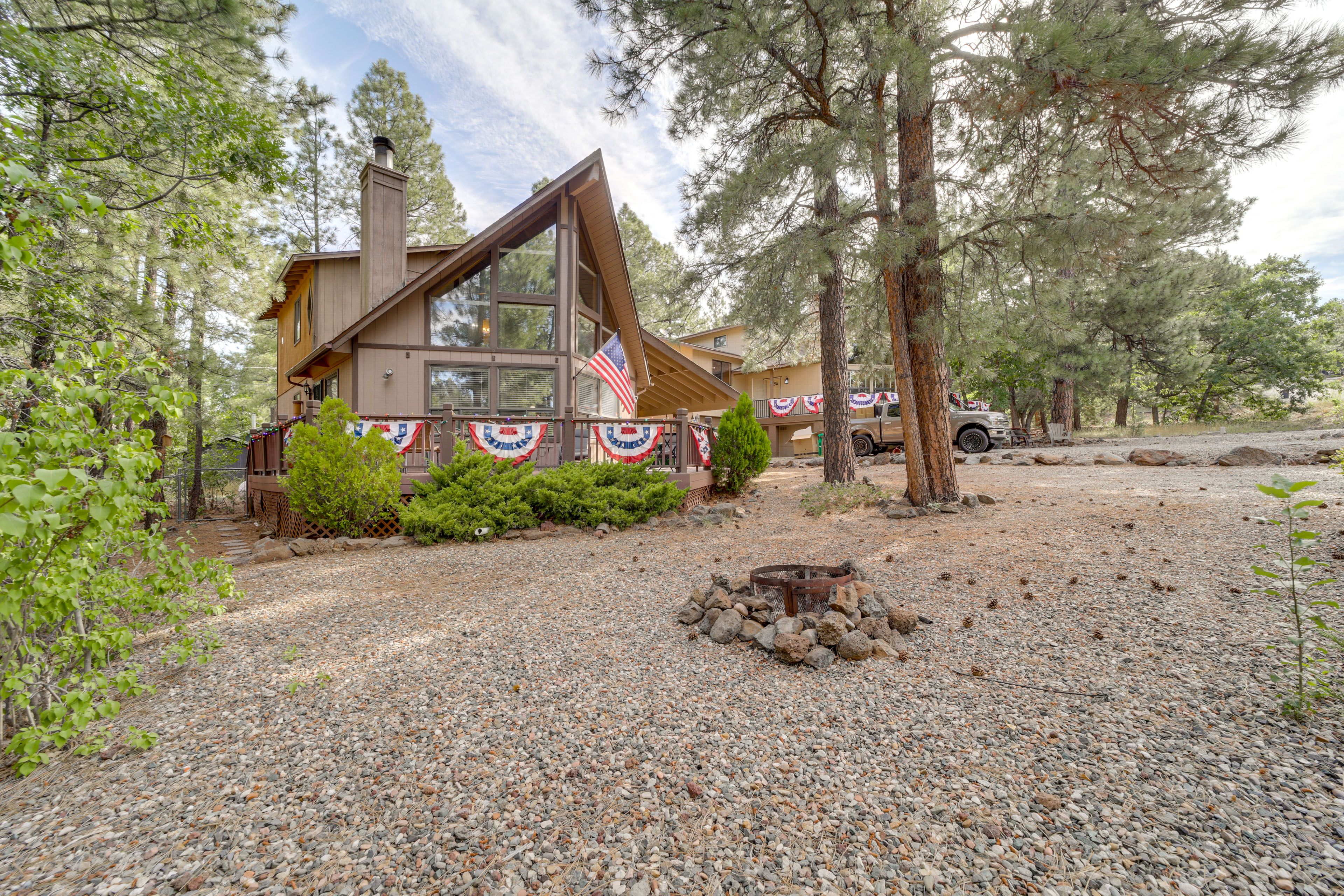 Exterior | Private Deck | Wood-Burning Fire Pit
