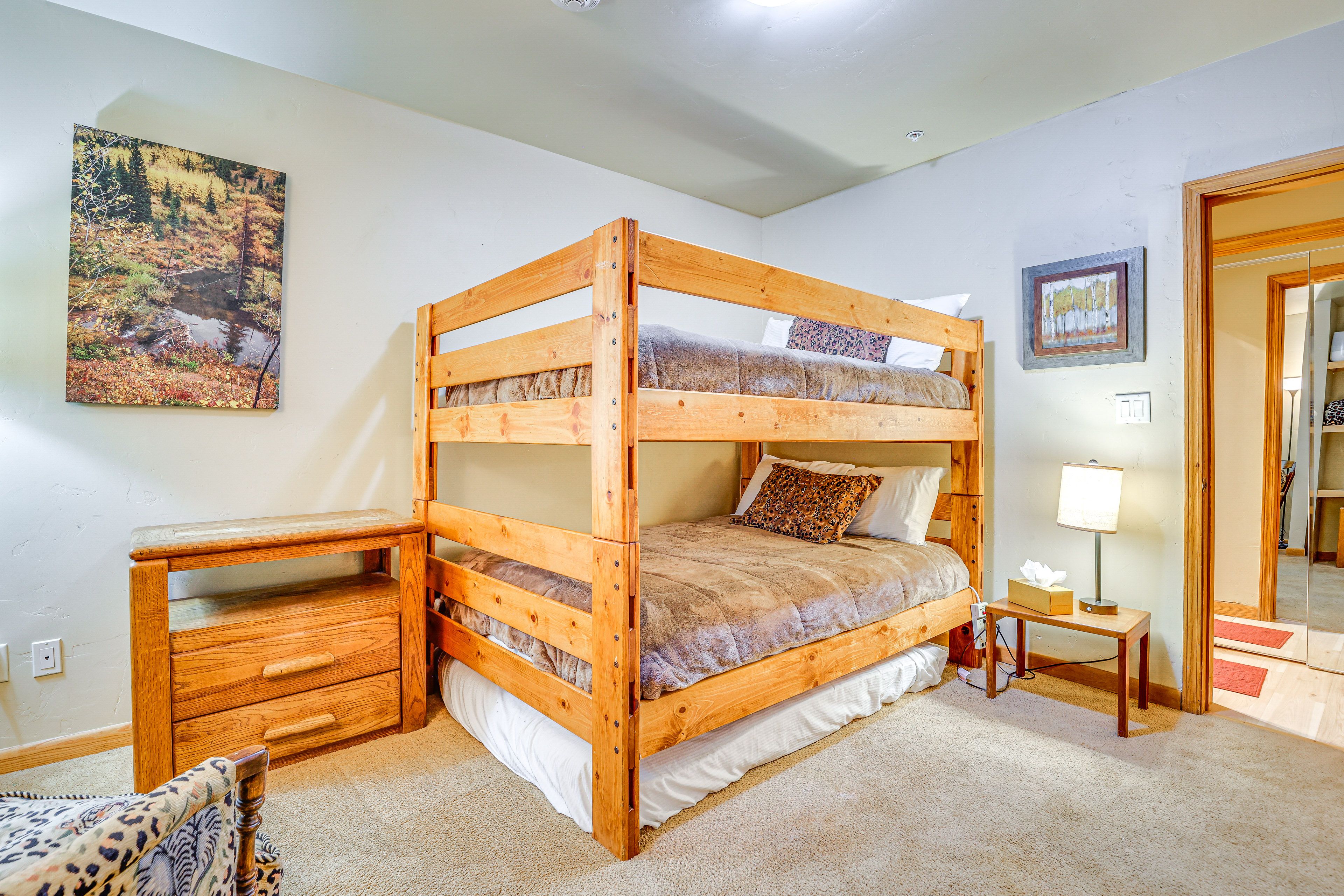 Bedroom 2 | Full Bunk Bed | Queen Floor Mattress