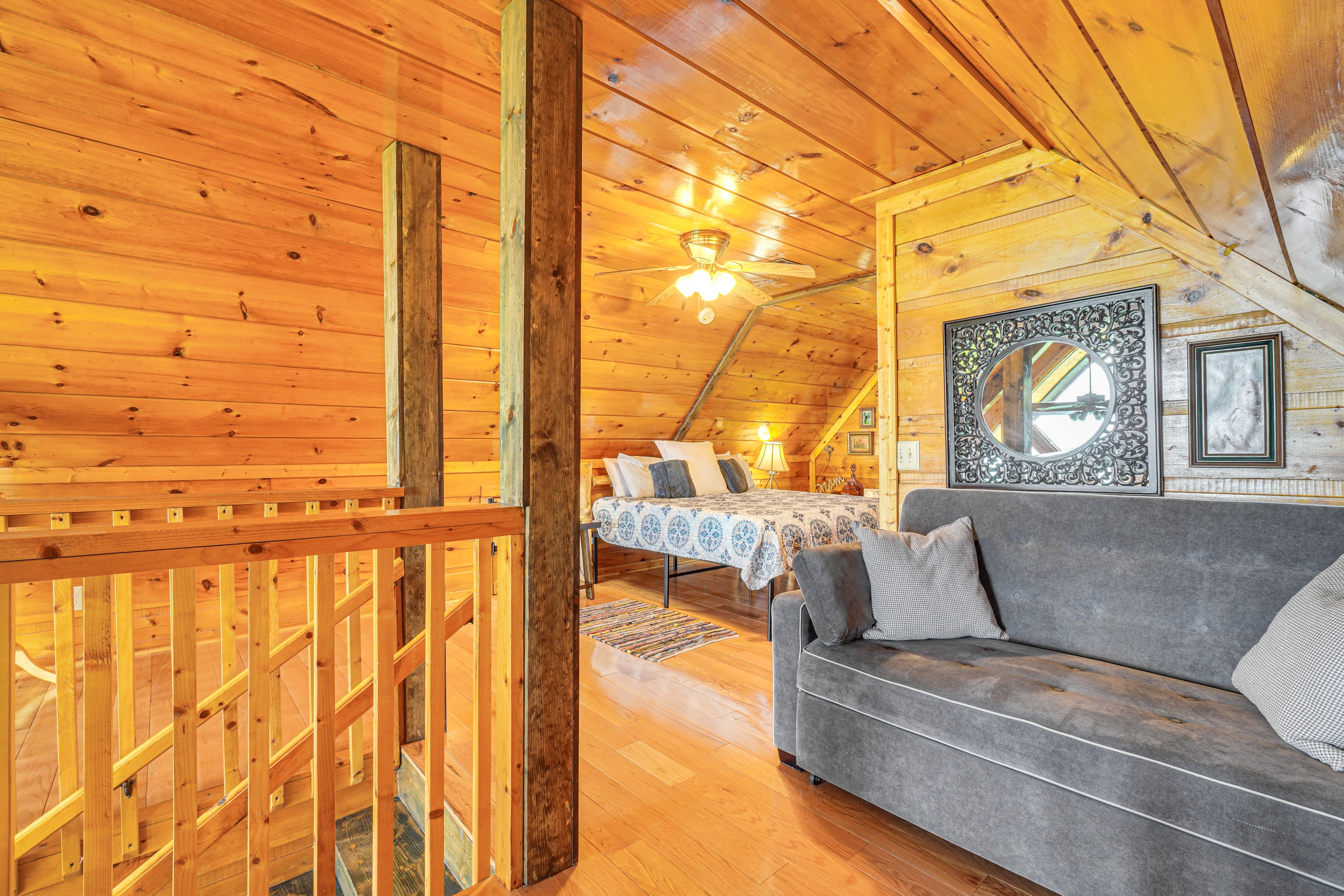 Bedroom 3 (Loft) | King Bed | Sleeper Sofa | 2nd Floor
