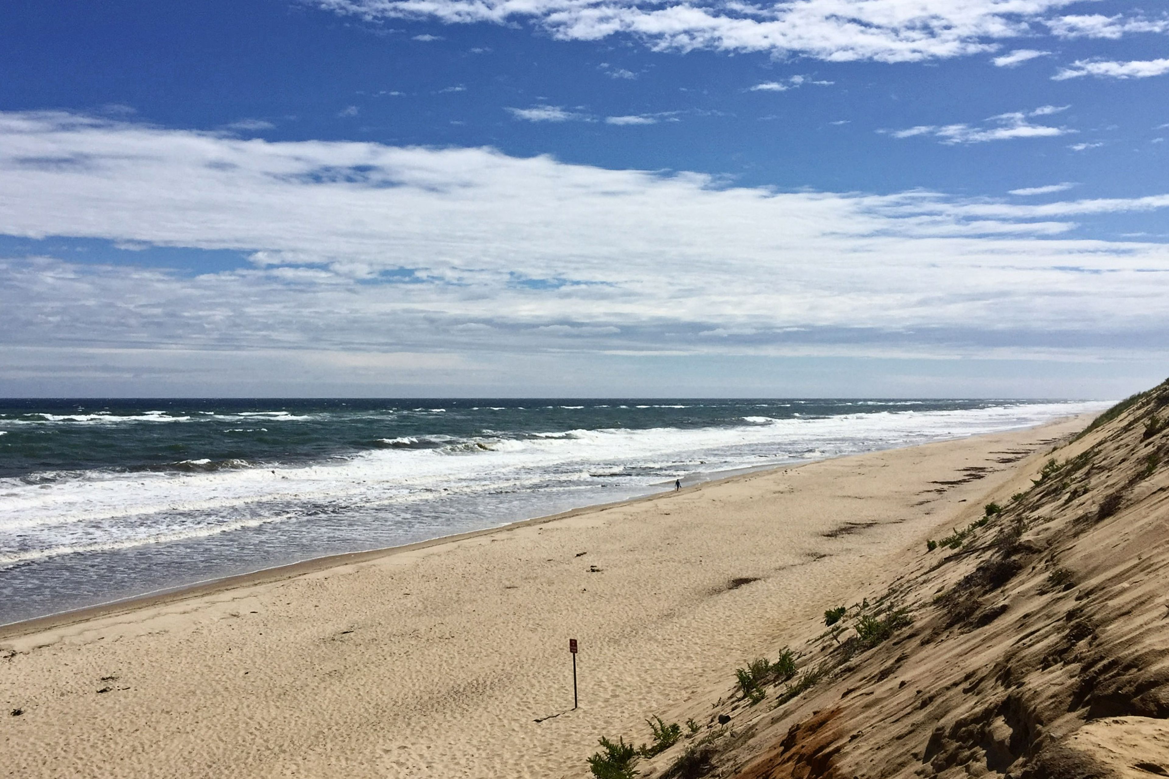 Look forward to strolling along oceanside and bayside beaches.