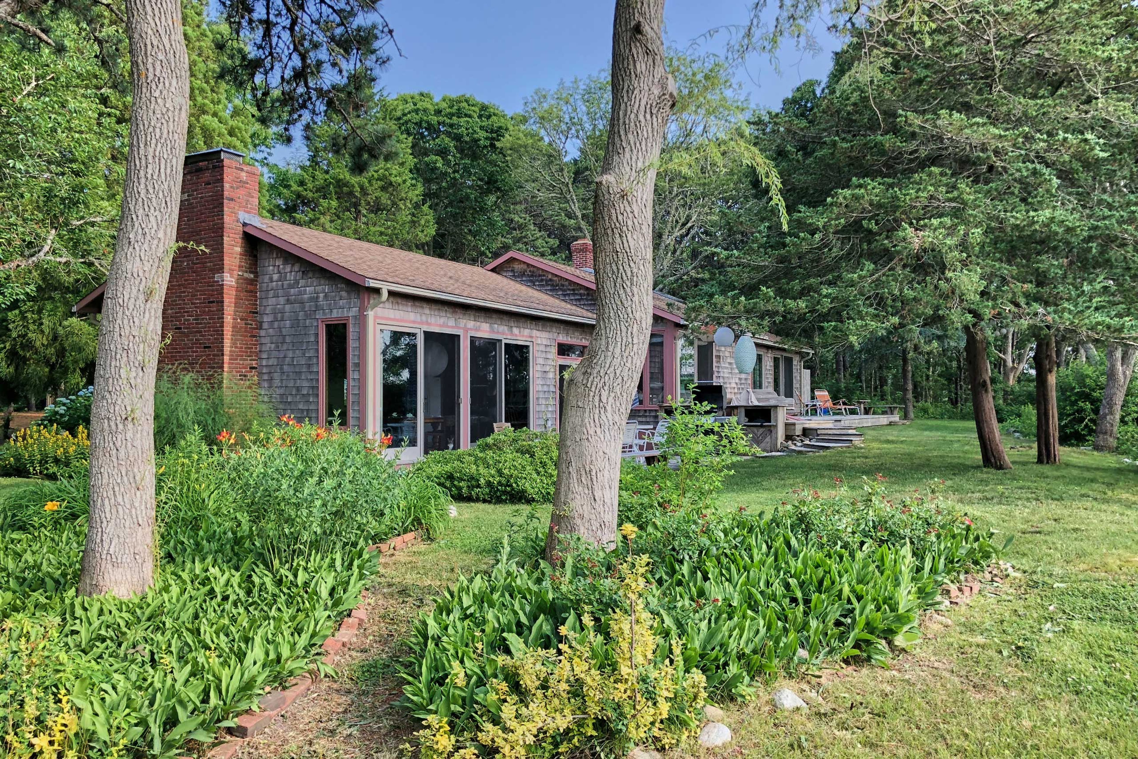 Enjoy the surrounding scenery from the decks.