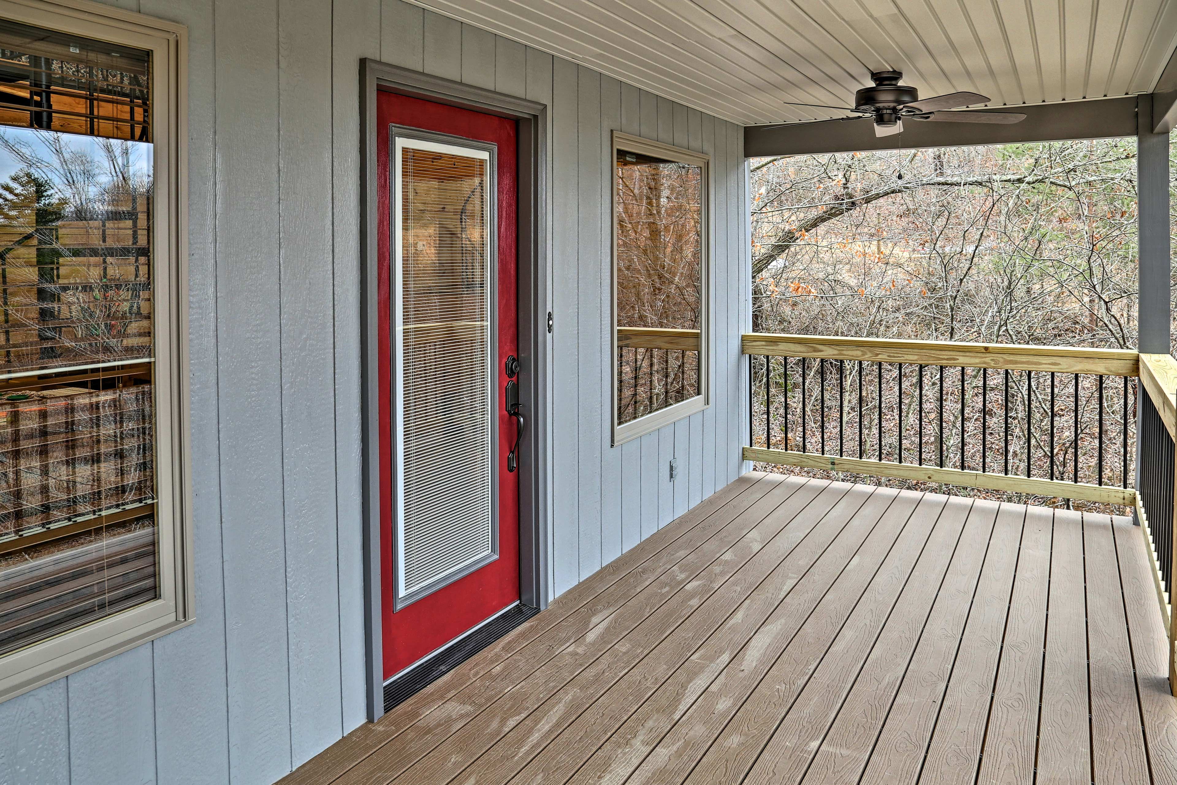 Private Covered Porch