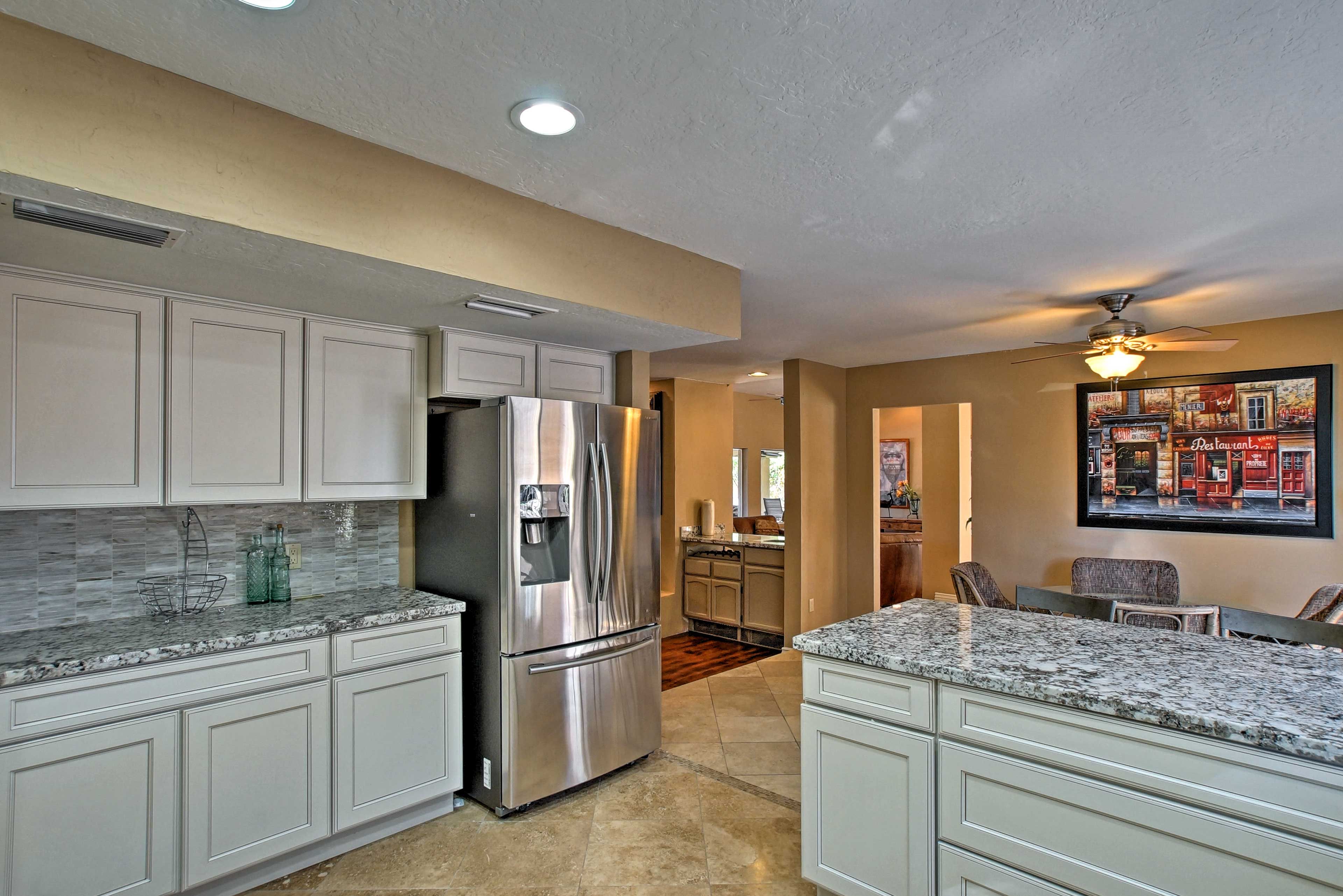 Ample counter space makes meal prep a breeze!