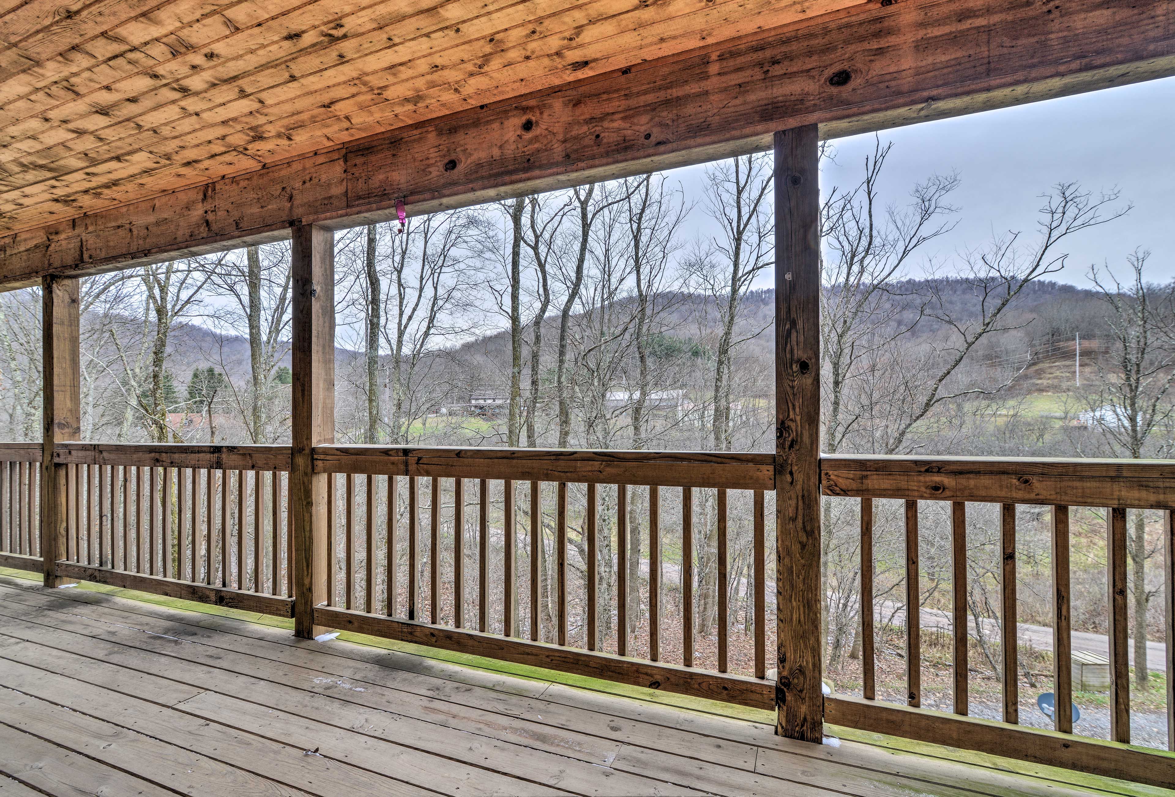 Private Covered Balcony