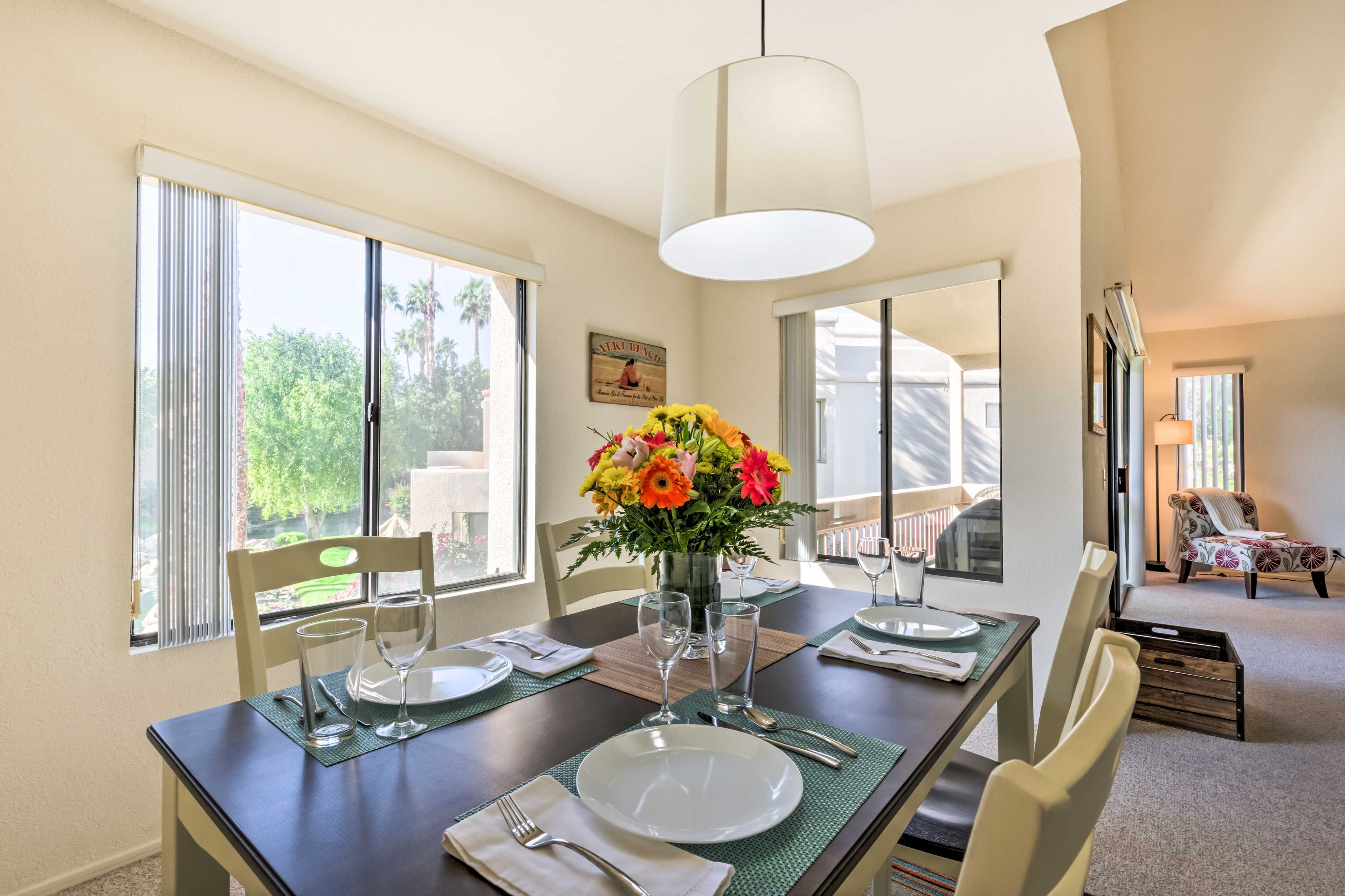Dining Space | Dishware & Flatware Provided