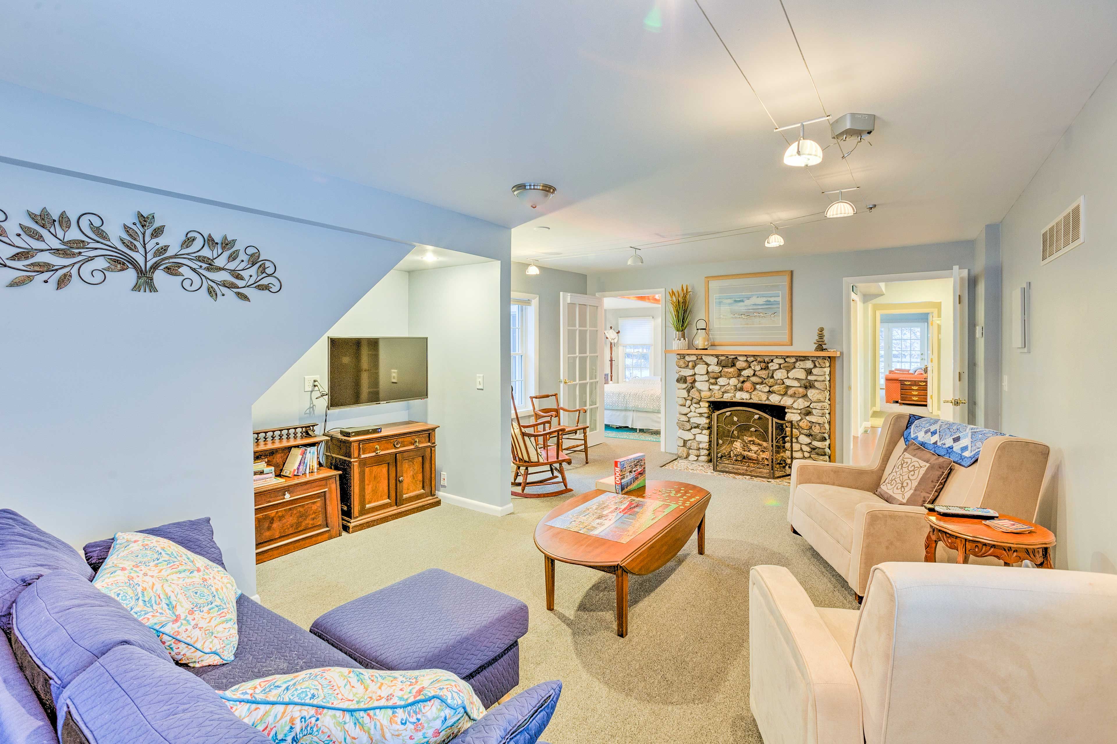 Living Room | Free WiFi | Expansive Views of Cold Creek