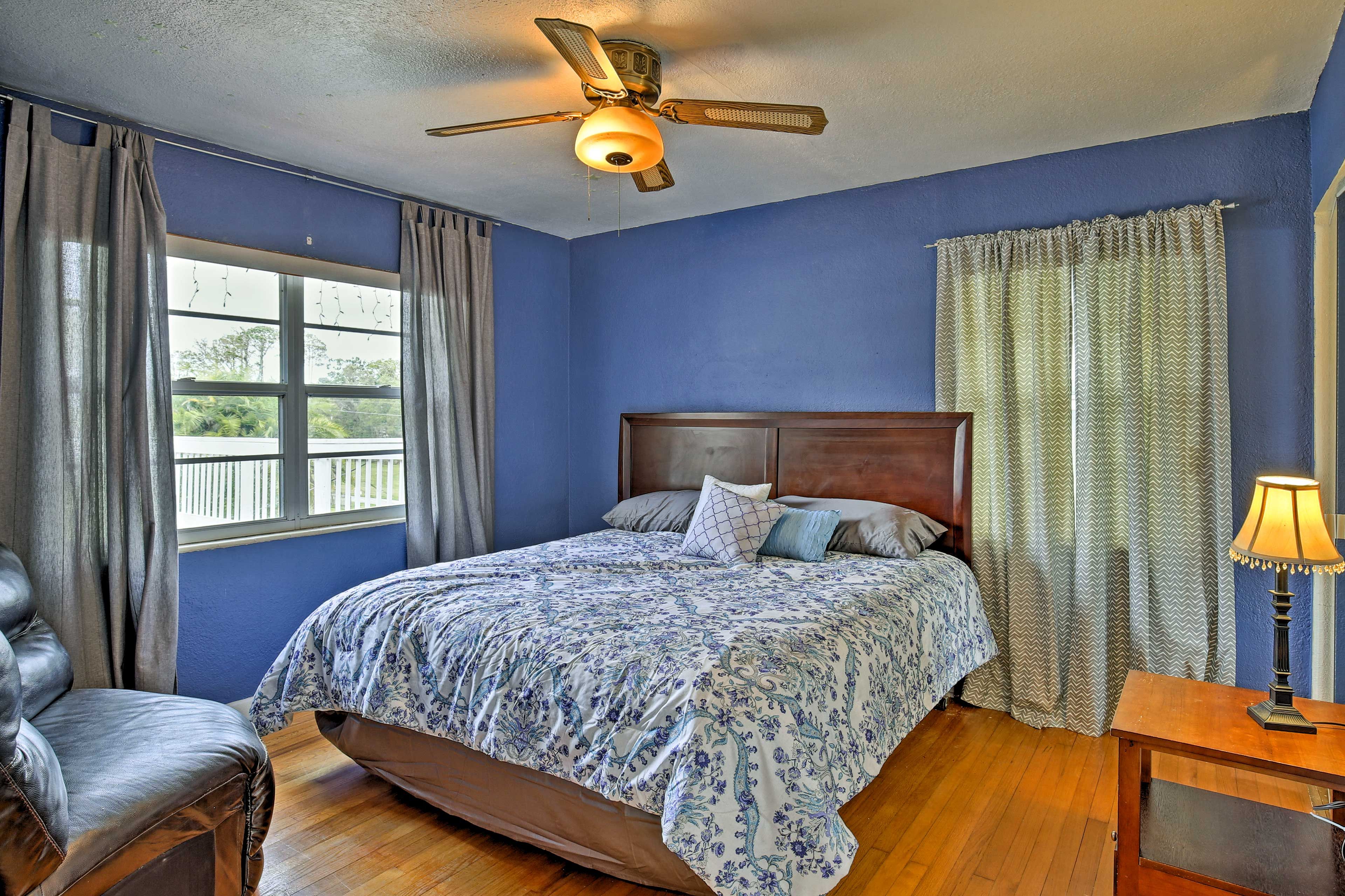 Retreat to one of the 3 bedrooms sleeping up to 6 guests.