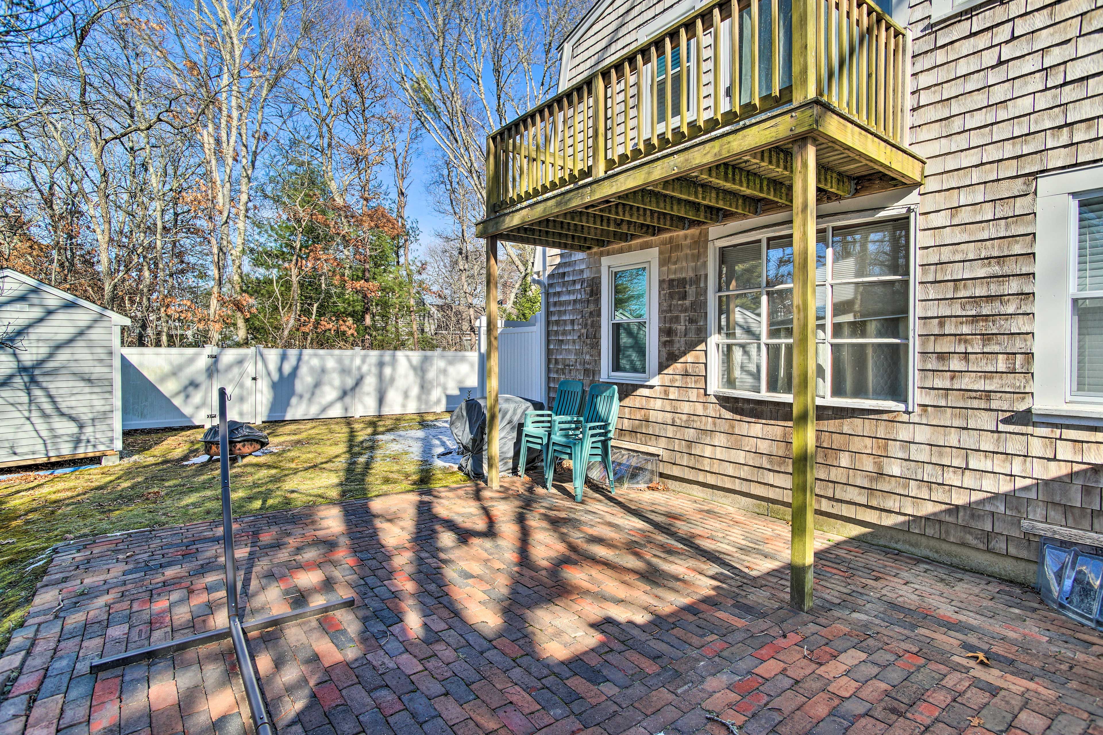 Patio & Private Balcony | Gas Grill