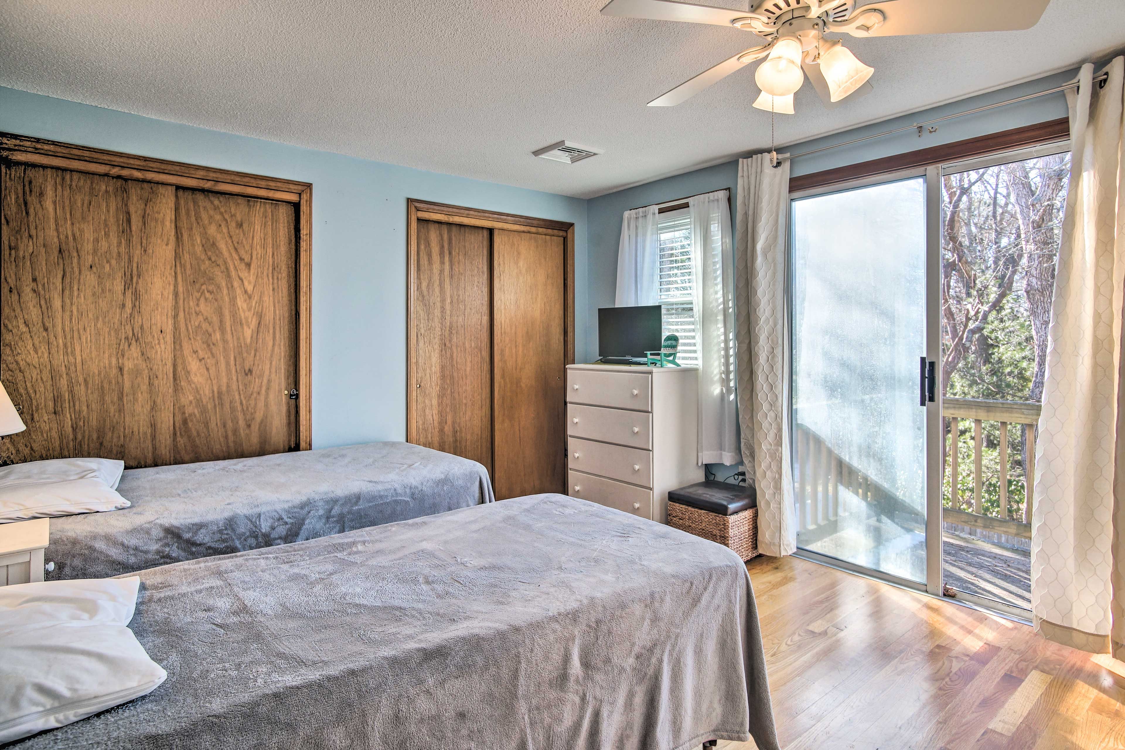 Bedroom 3 | 4 Twin Beds | 2nd Floor | Stairs Required