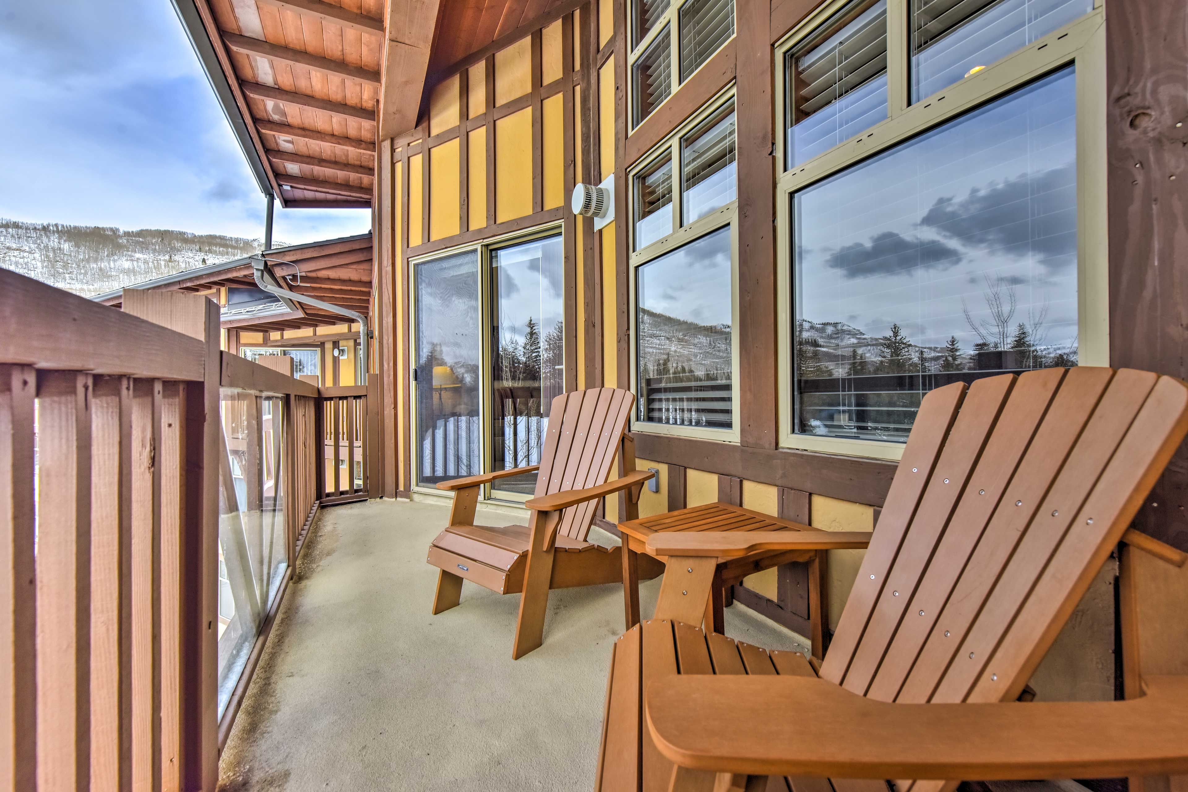 Balcony | Seating | Mountain Views