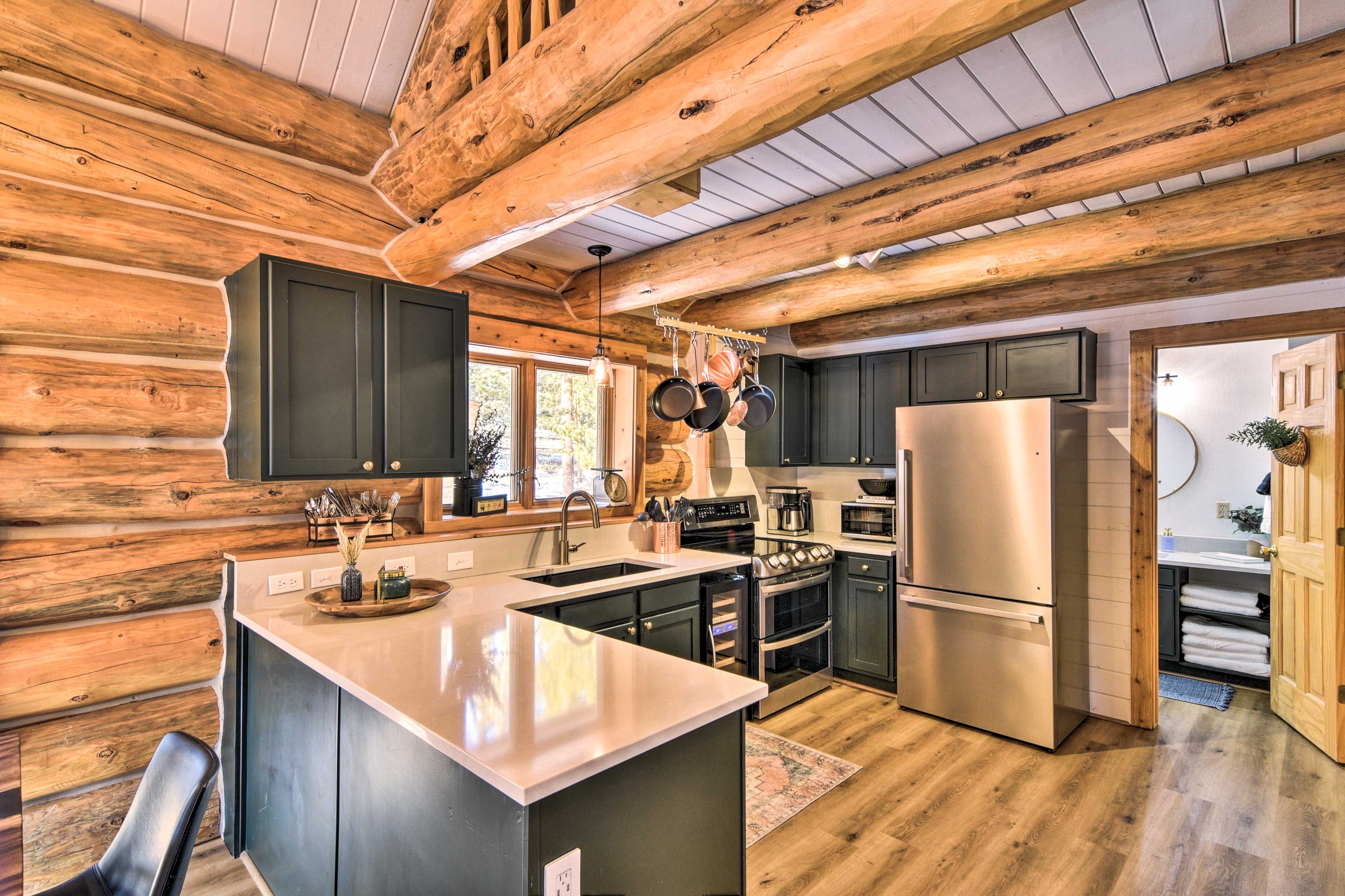 Kitchen | Fully Equipped | Stainless Steel Appliances
