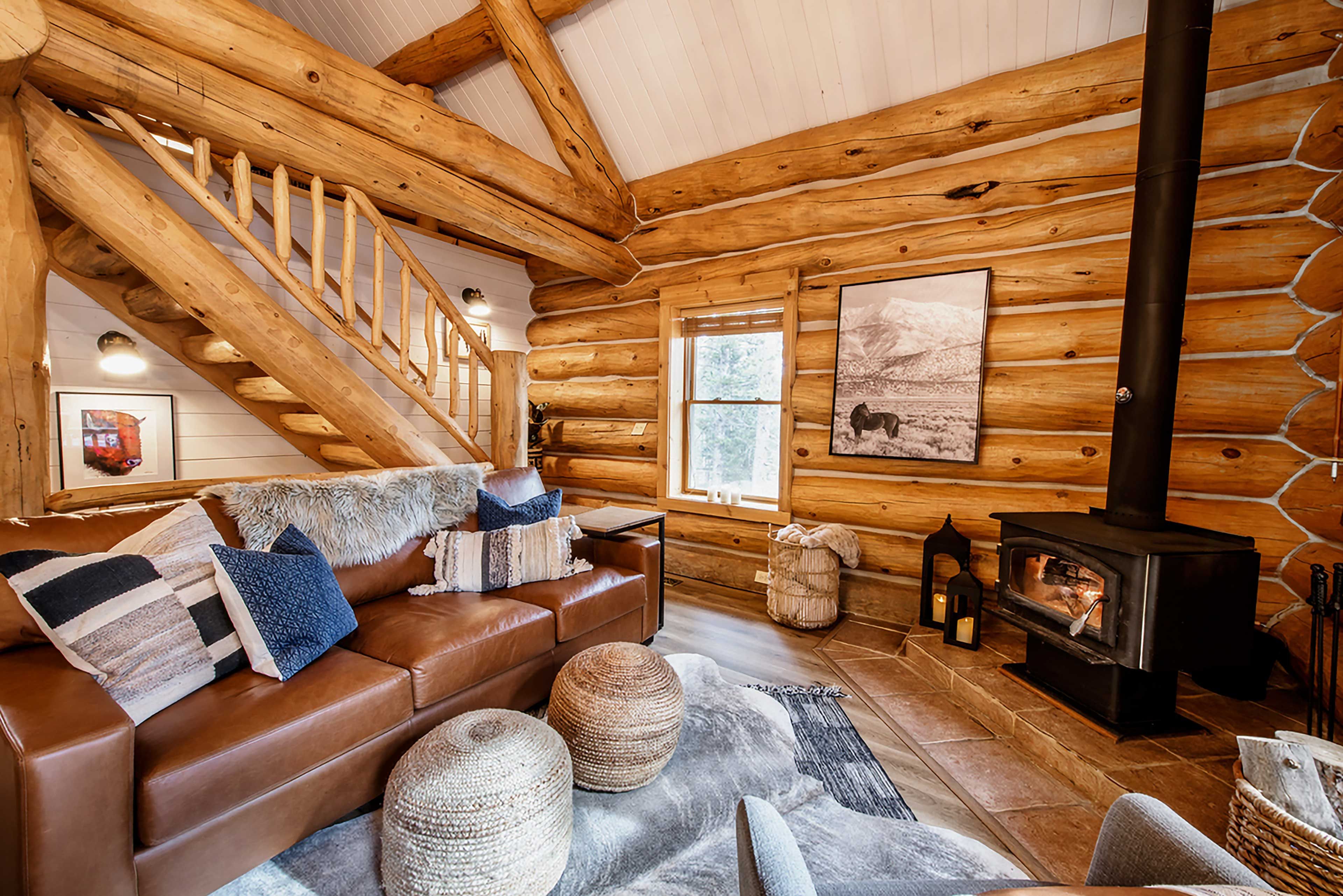 Main Living Area | Wood-Burning Stove