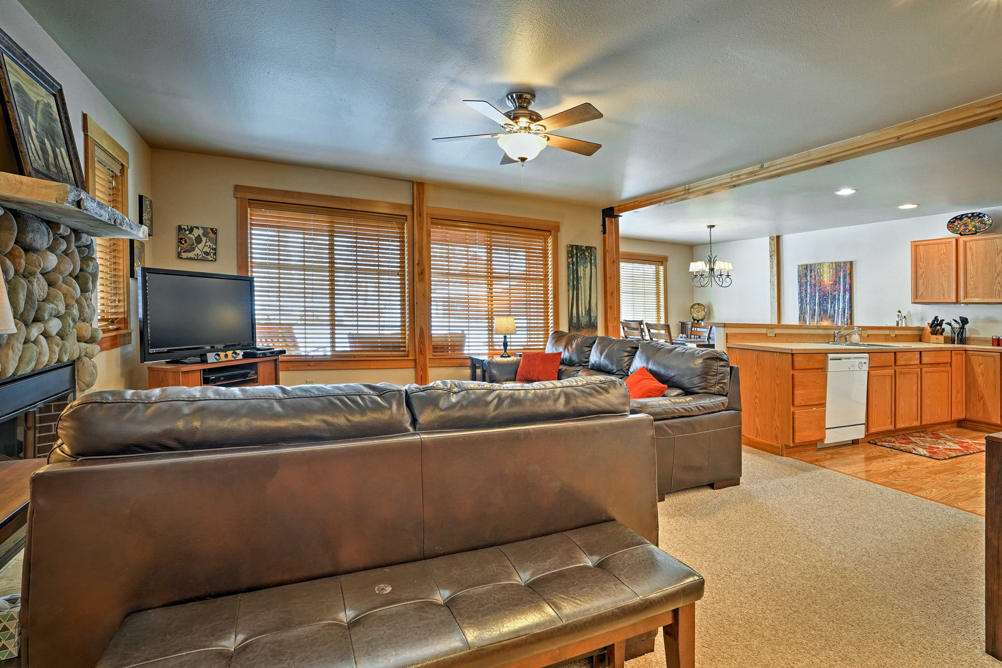 Sleeping up to 7 guests, this is the perfect home base for family and friends.