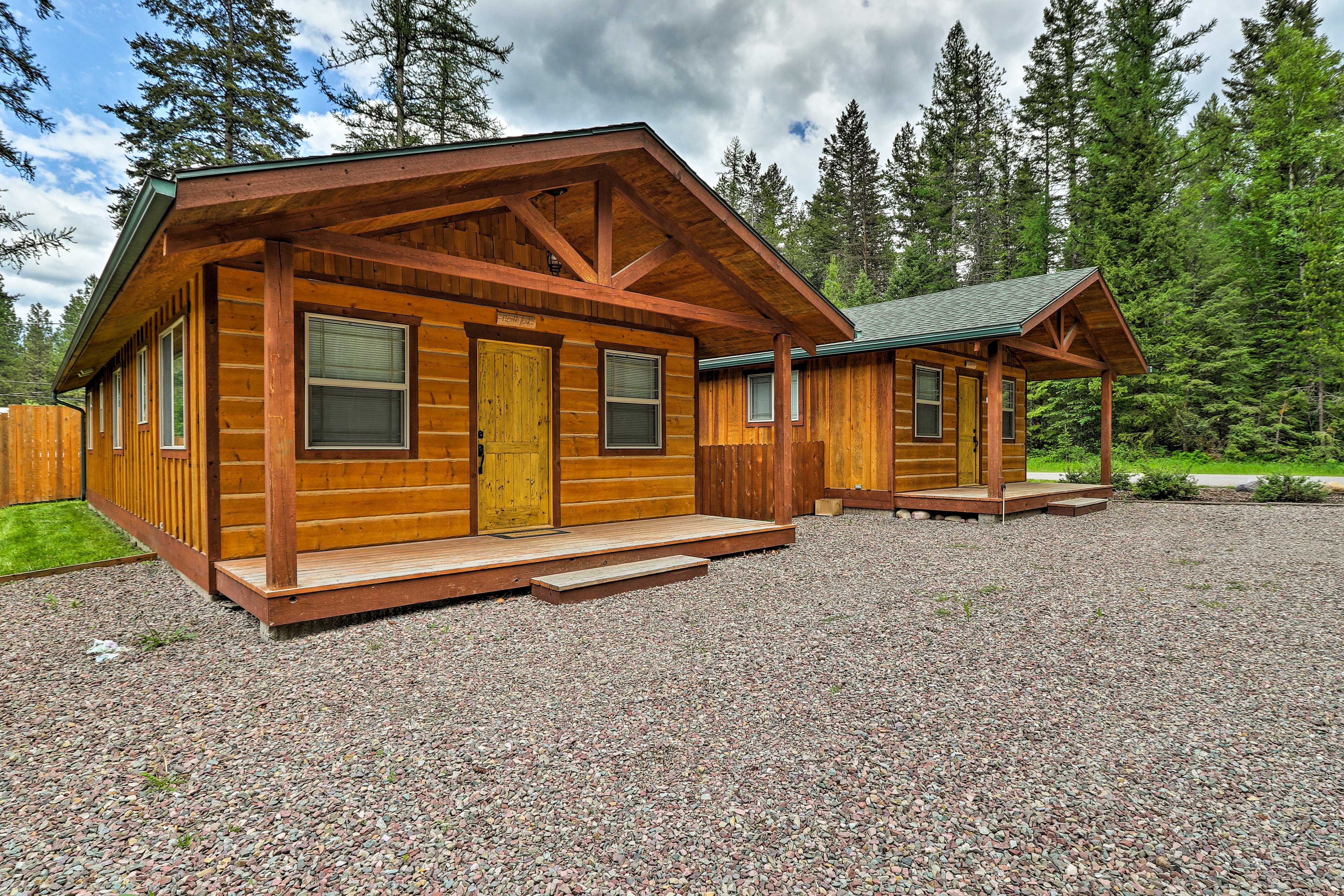 Hungry Horse Vacation Rental | 2BR | 2BA | 864 Sq Ft | Steps Required for Entry