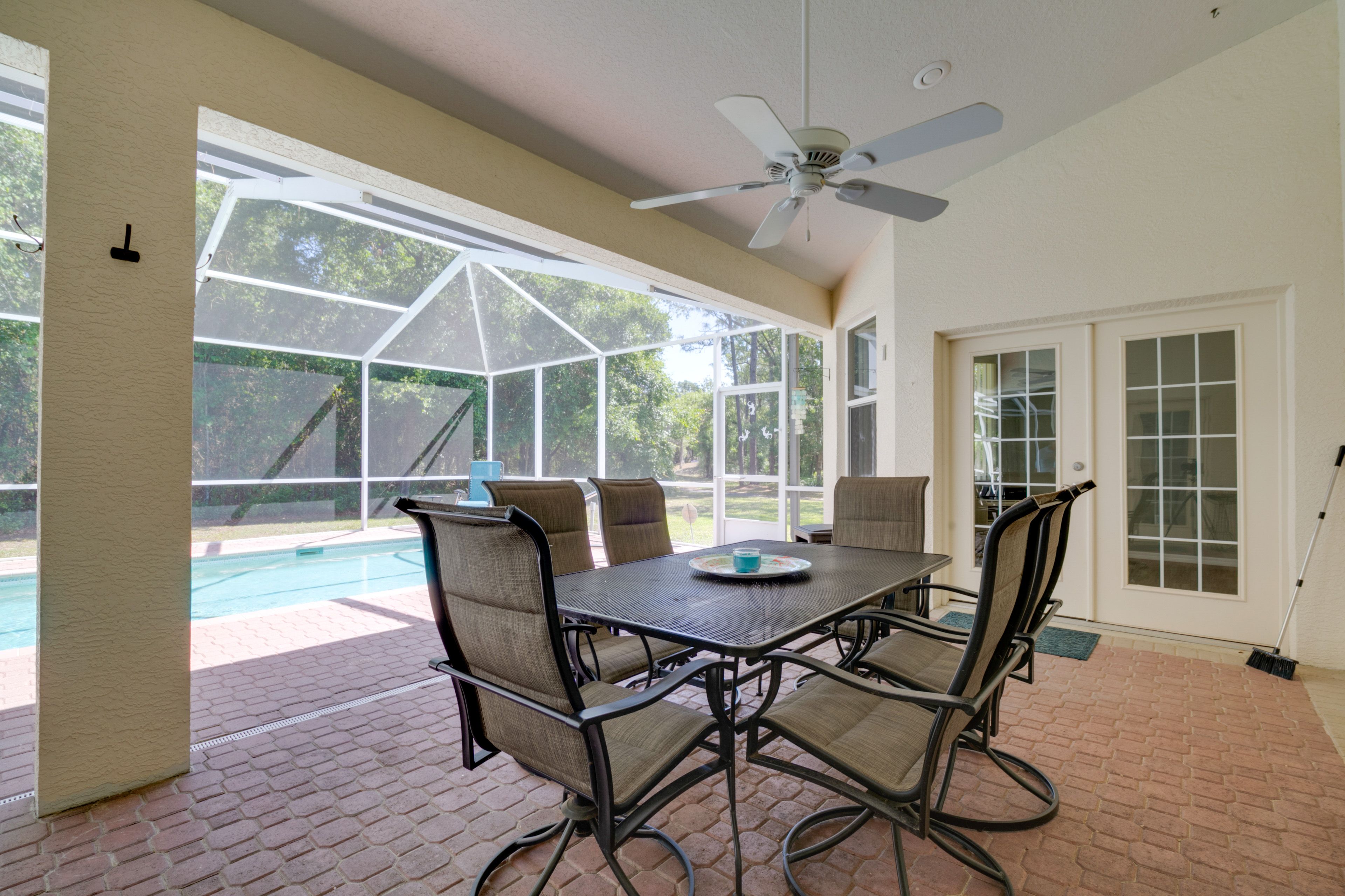 Screened Lanai | Private Pool (Not Heated) | Outdoor Dining