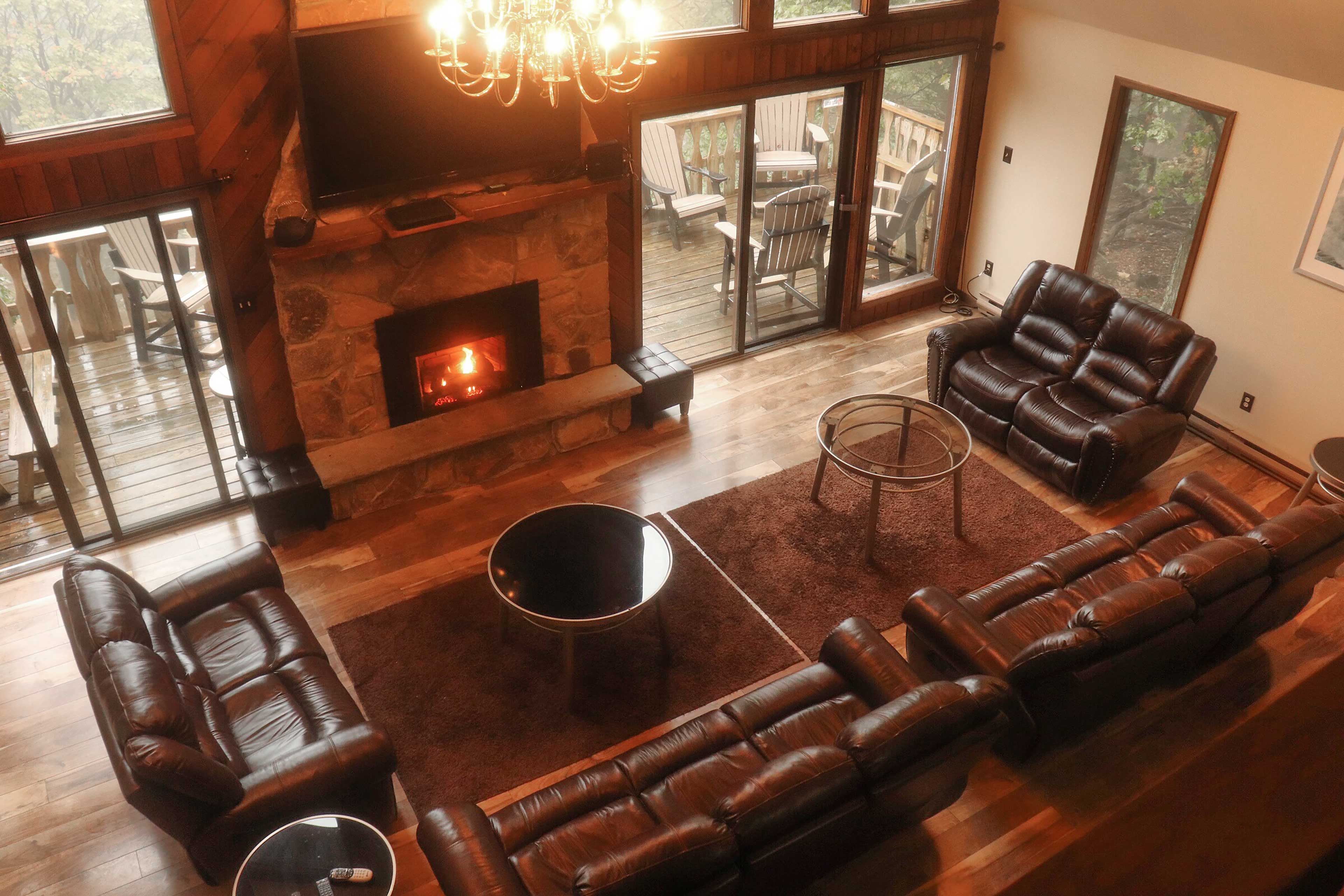 More sofas have been added to the home.