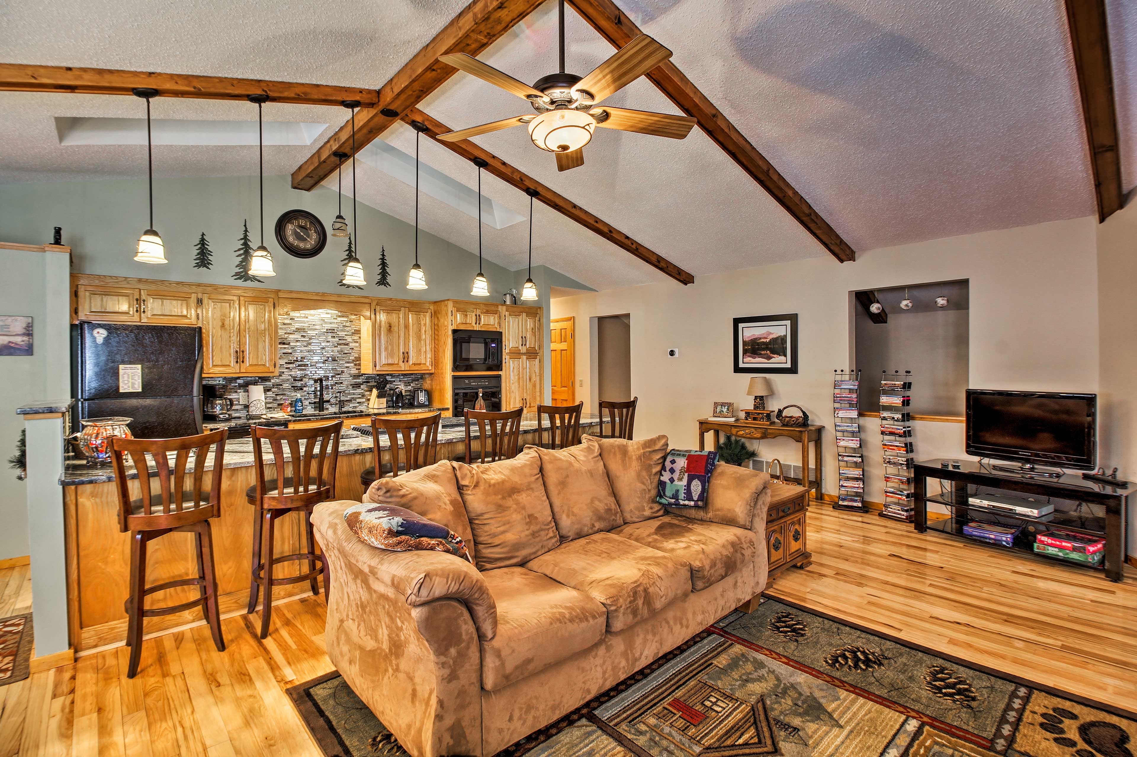Gather the family around for a home-cooked meal.