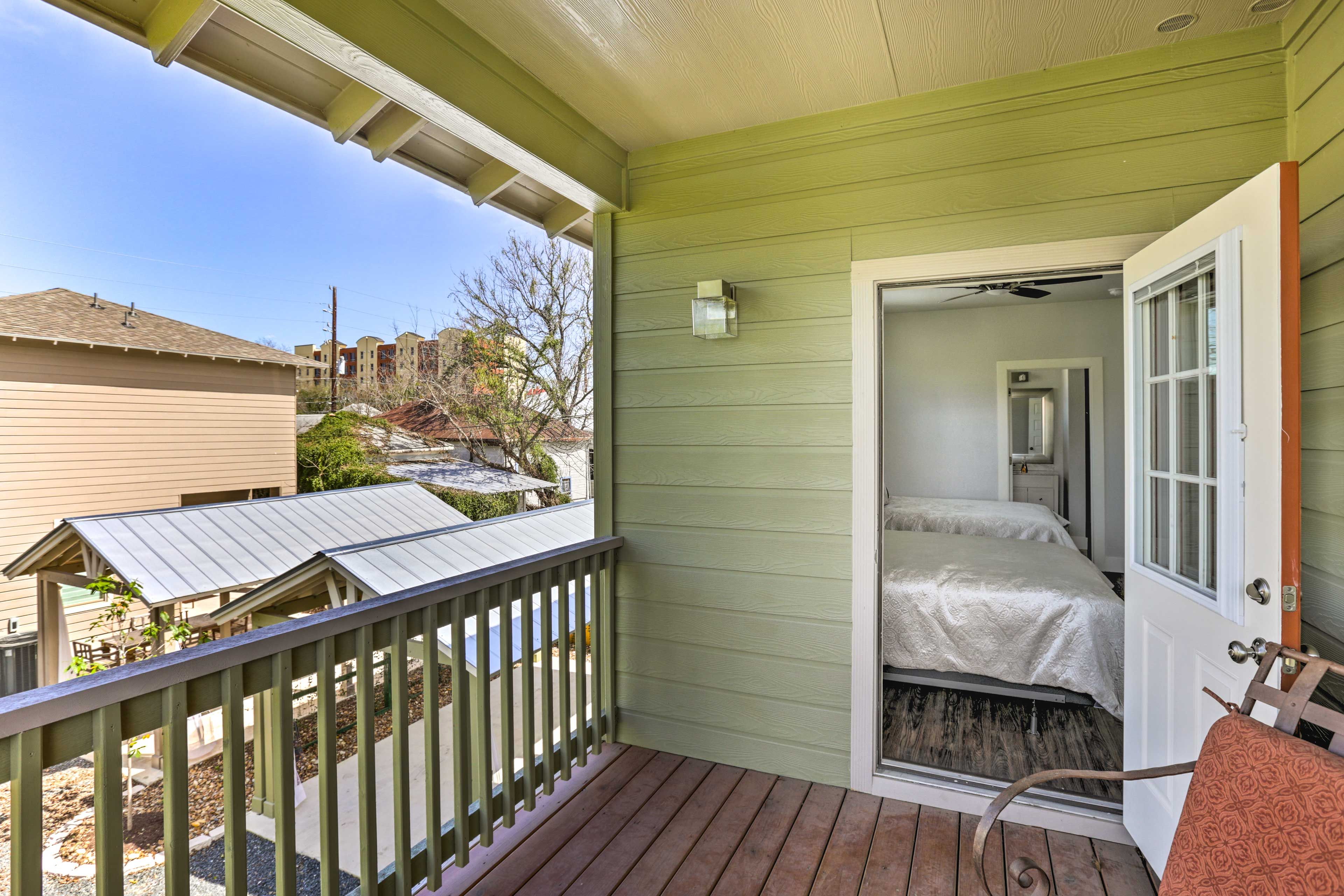 Private Balcony | Downtown San Antonio Views