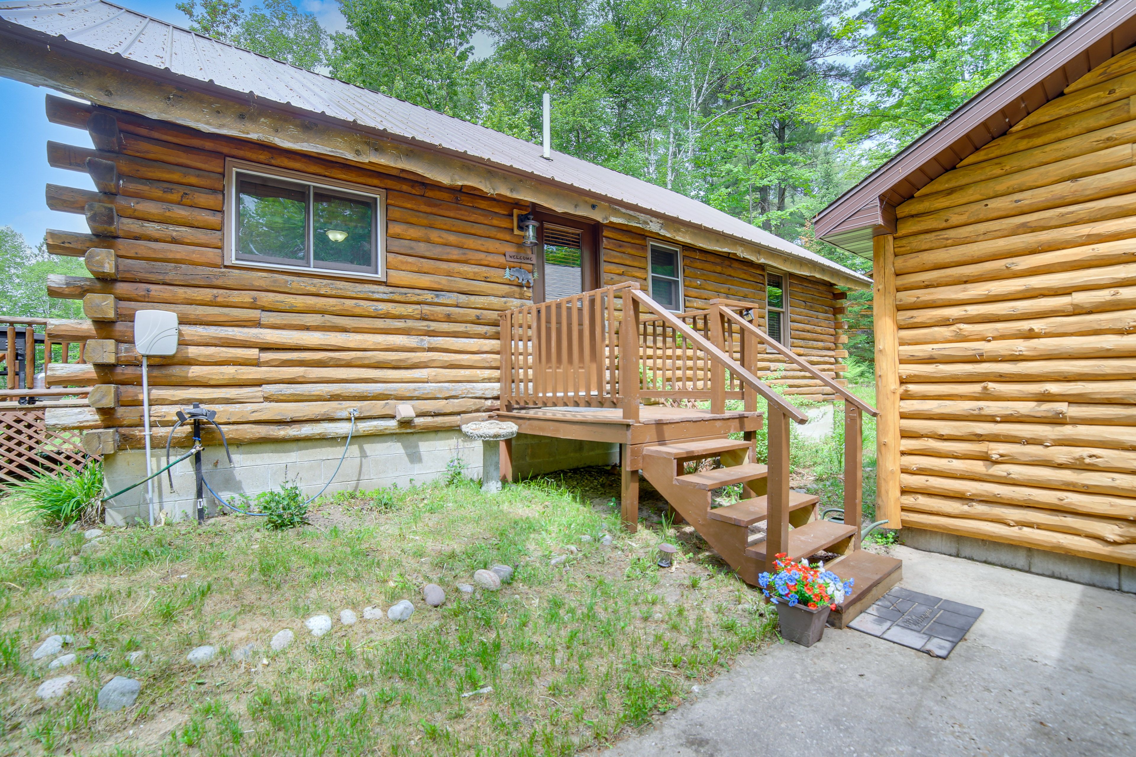 Manistique Vacation Rental | 2BR | 1BA | Stairs Required for Entry