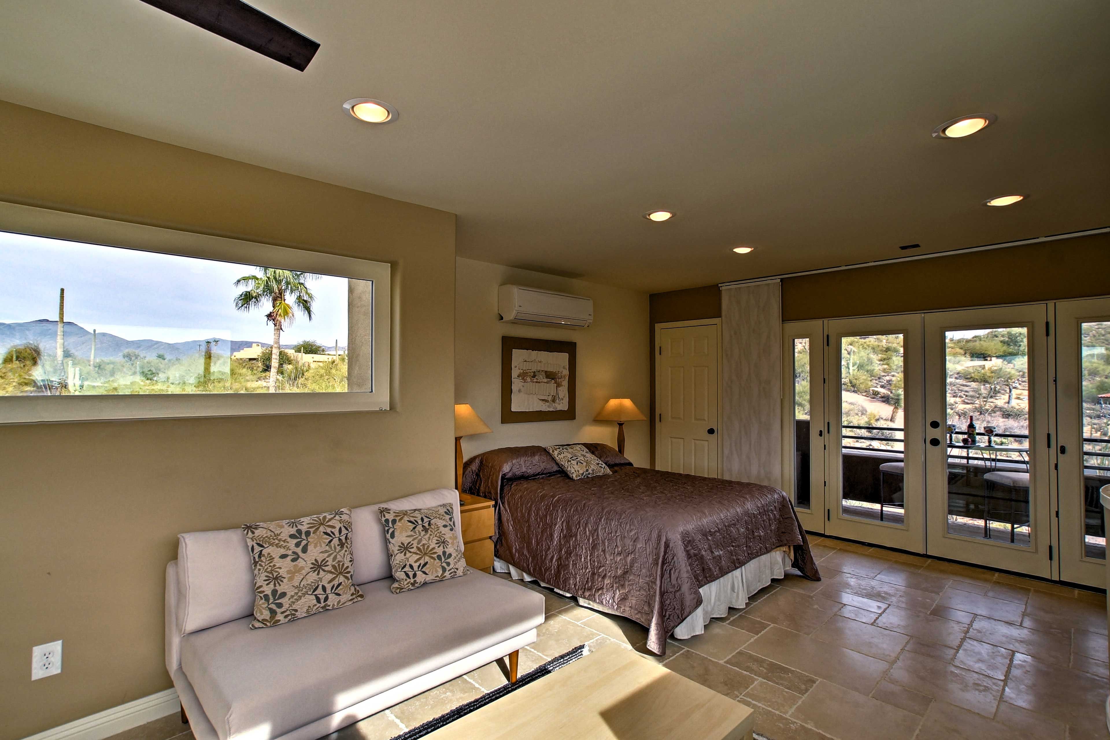 Bedroom (Loft) | King Bed | Full Air Mattress (Upon Request)