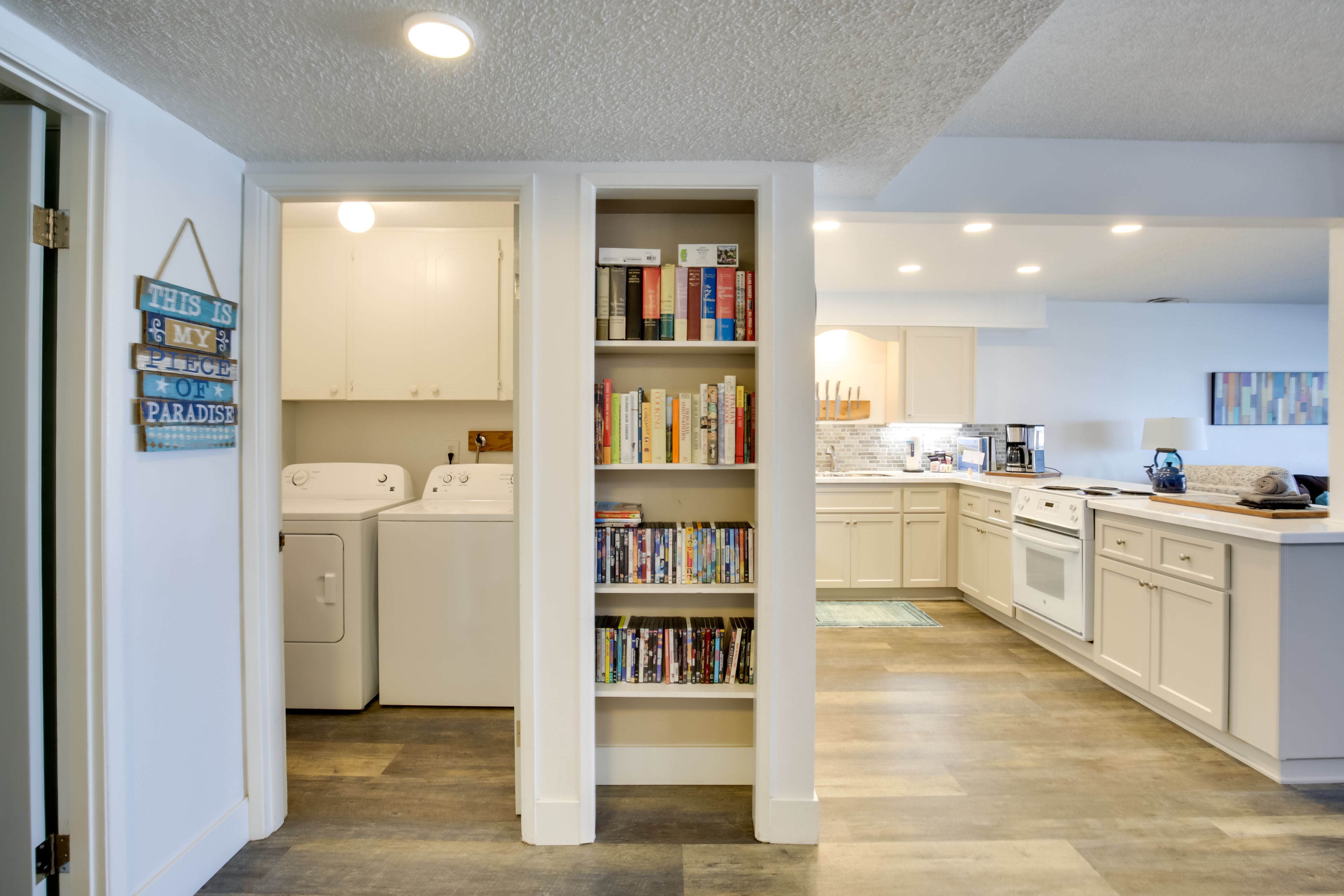 Washer & Dryer | Books | DVDs