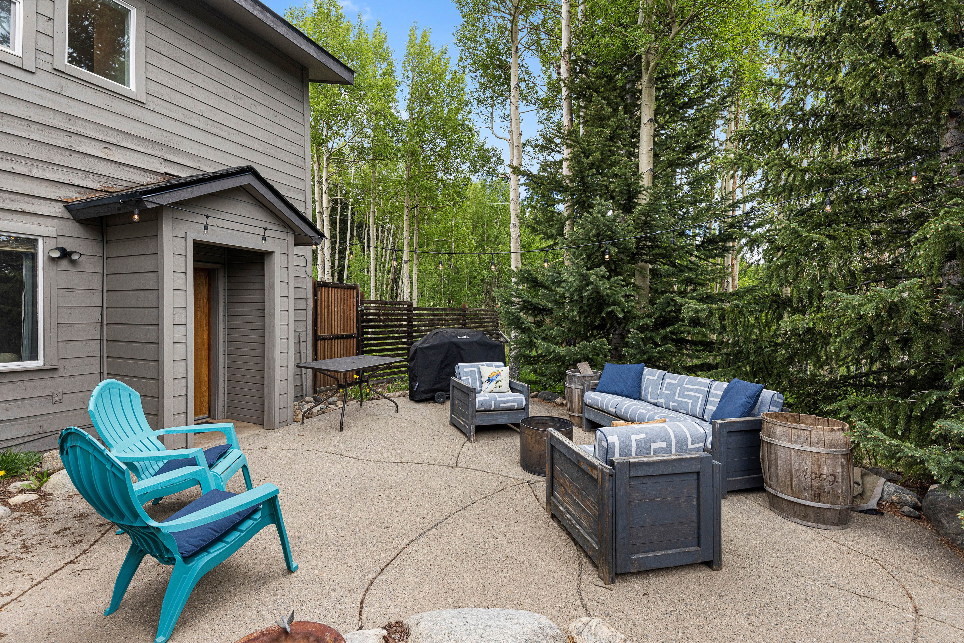 Furnished Patio | Propane Grill (Propane Provided) | Hammock