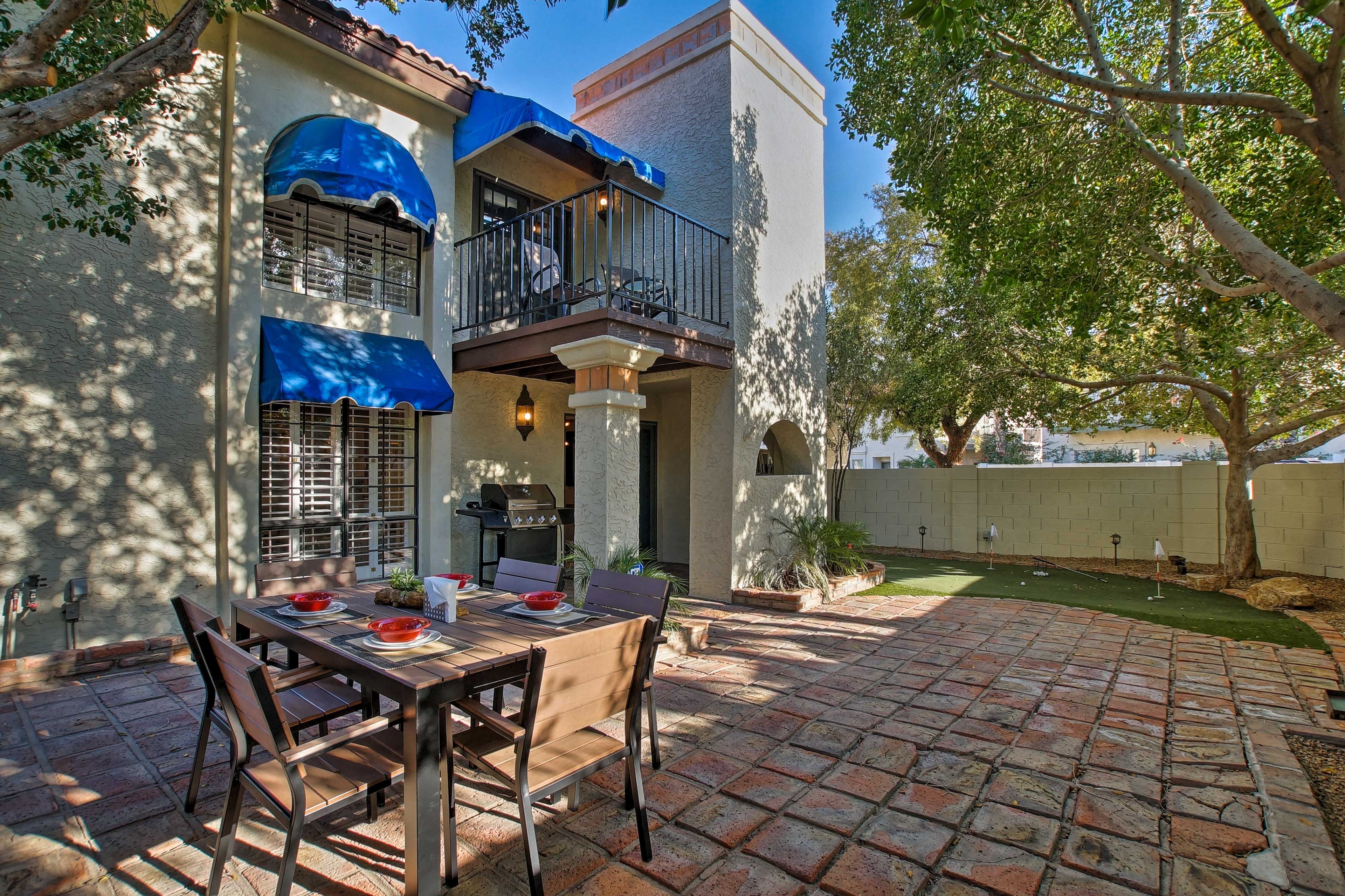 Spend countless lesiure hours in your private patio space.
