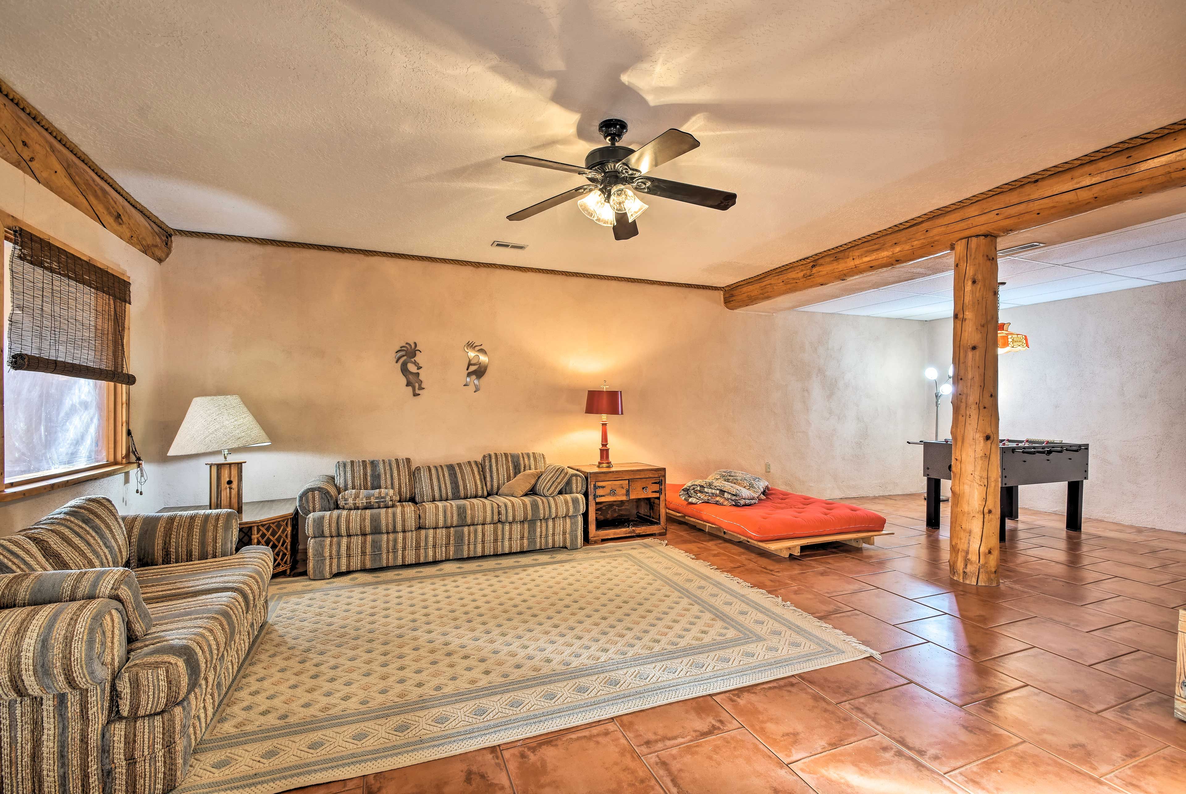 Sink into one of the 2 living room sofas and truly unwind.