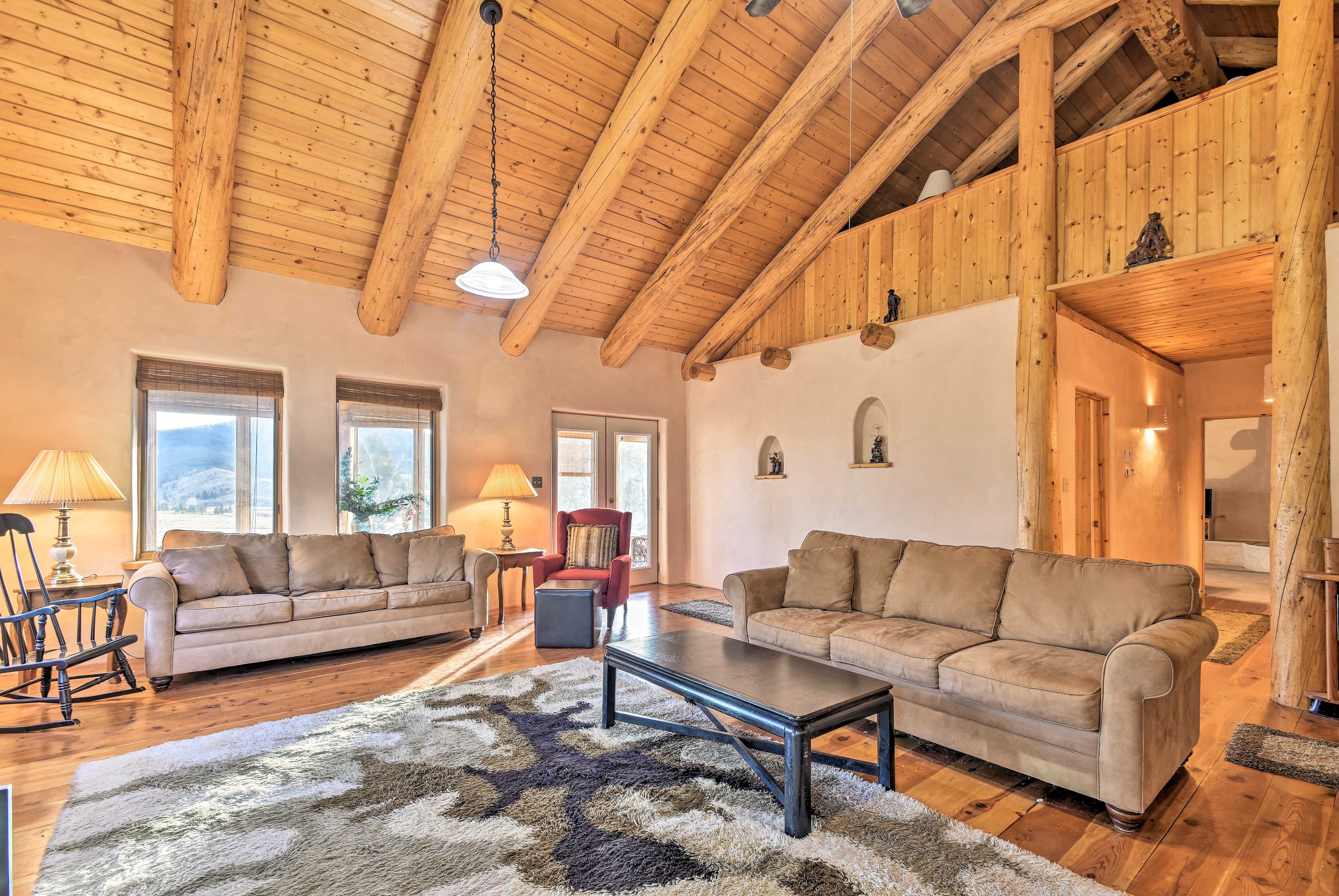 This home is 3,500 square feet of tastefully furnished living space.